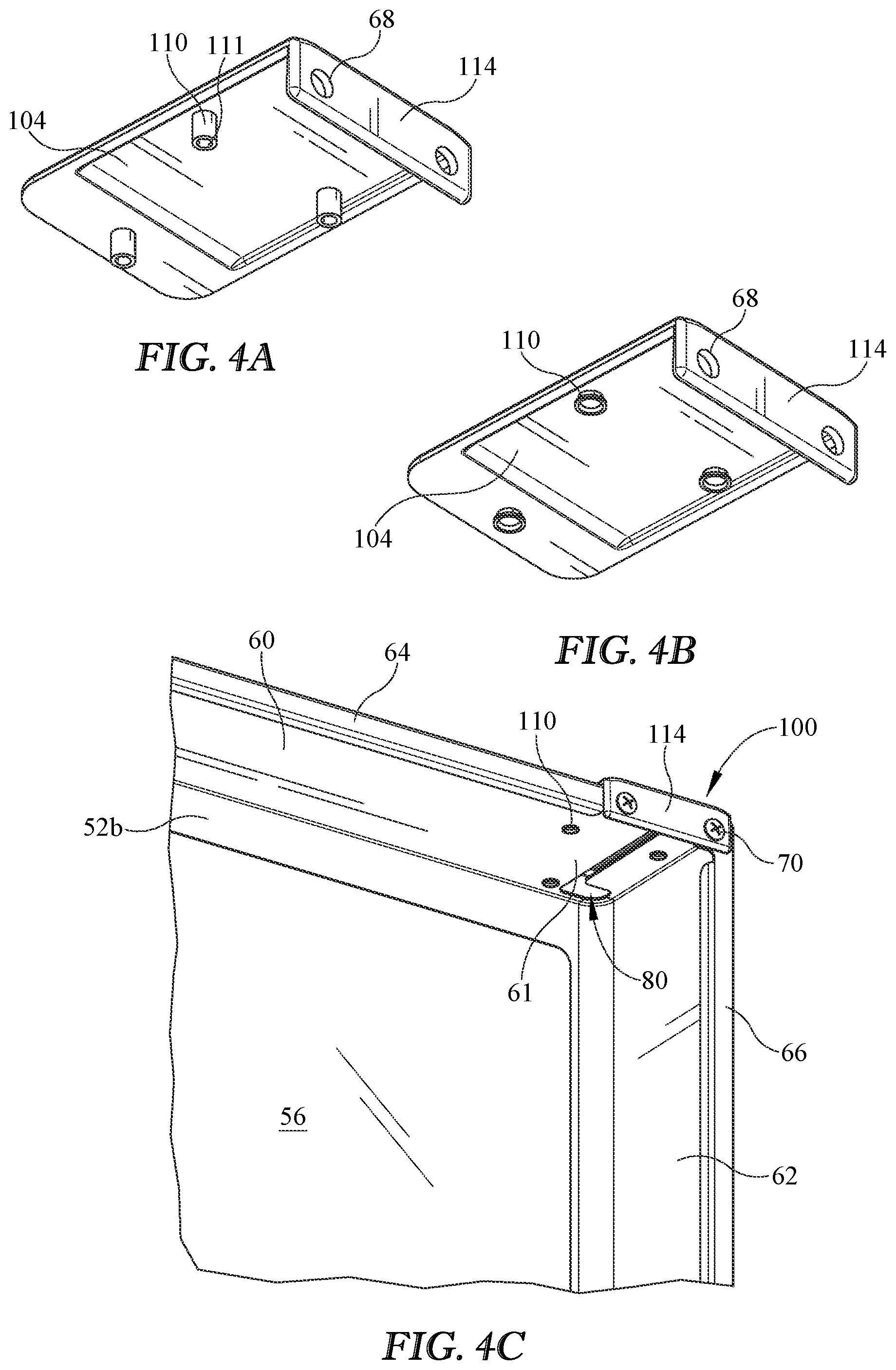 Patent US12422145 Figure 5 – Appliance corner cap