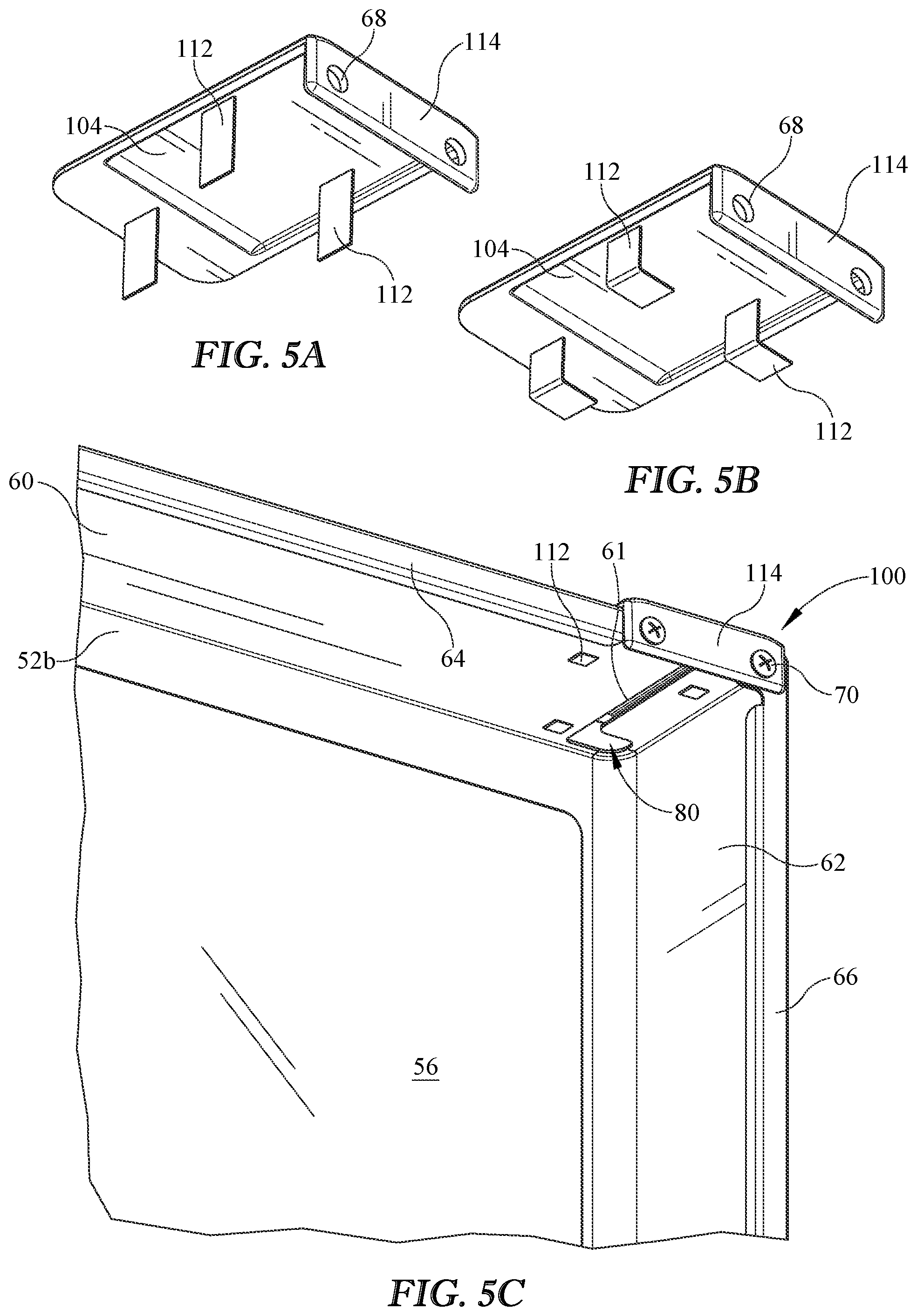 Patent US12422145 Figure 6 – Appliance corner cap