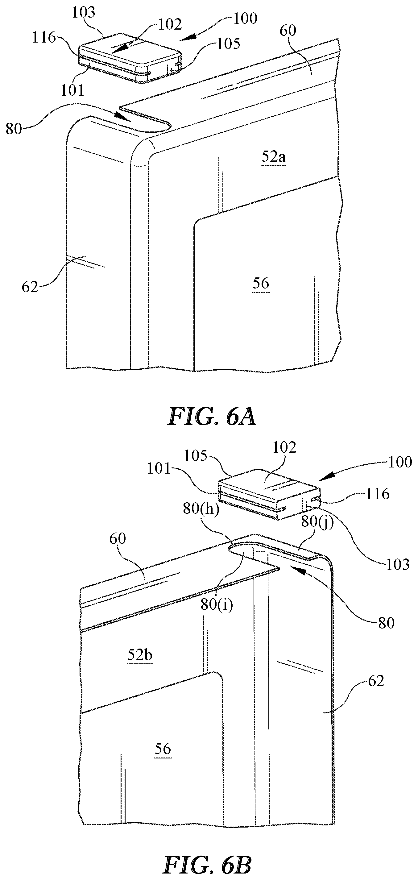 Patent US12422145 Figure 7 – Appliance corner cap