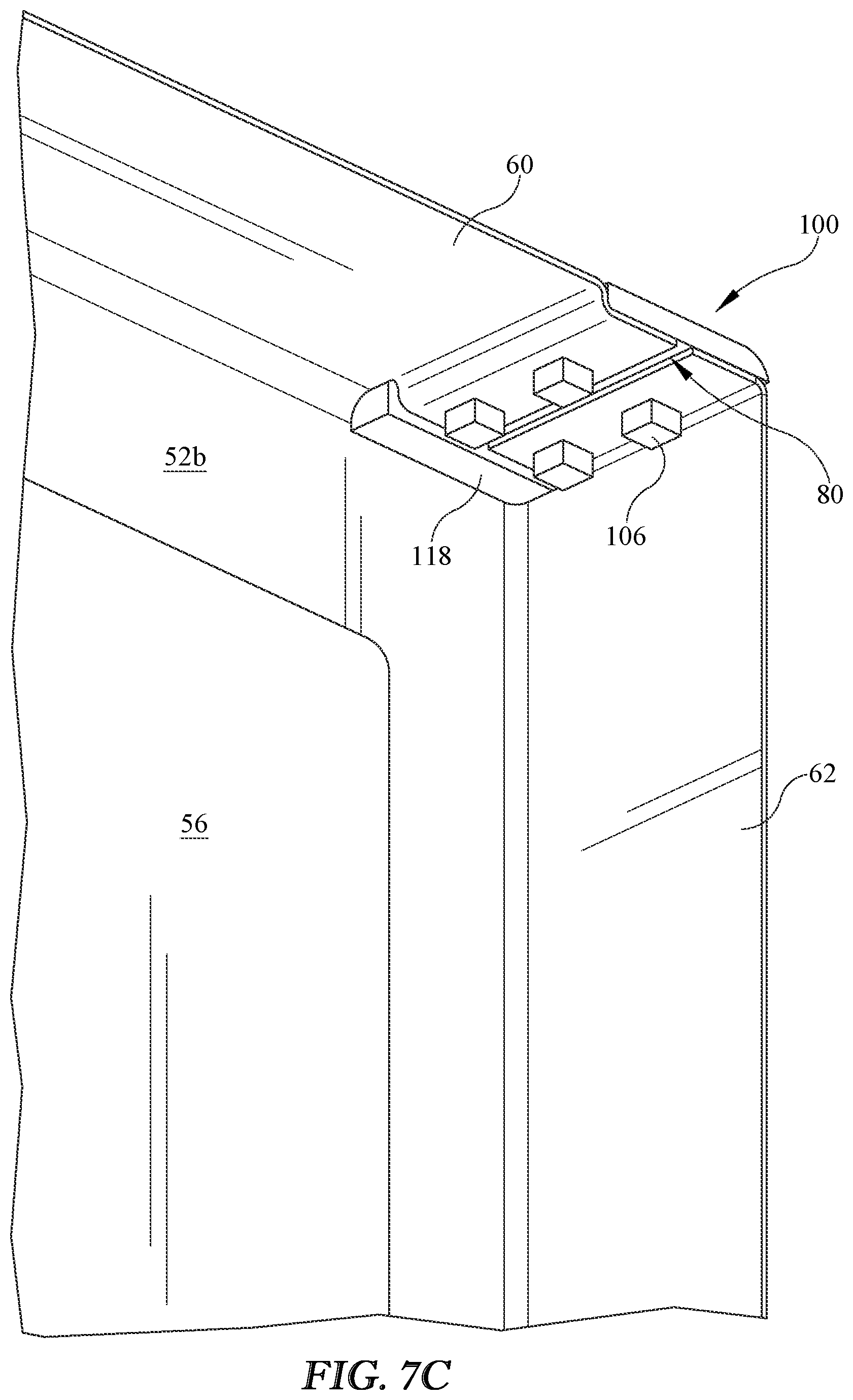 Patent US12422145 Figure 10 – Appliance corner cap