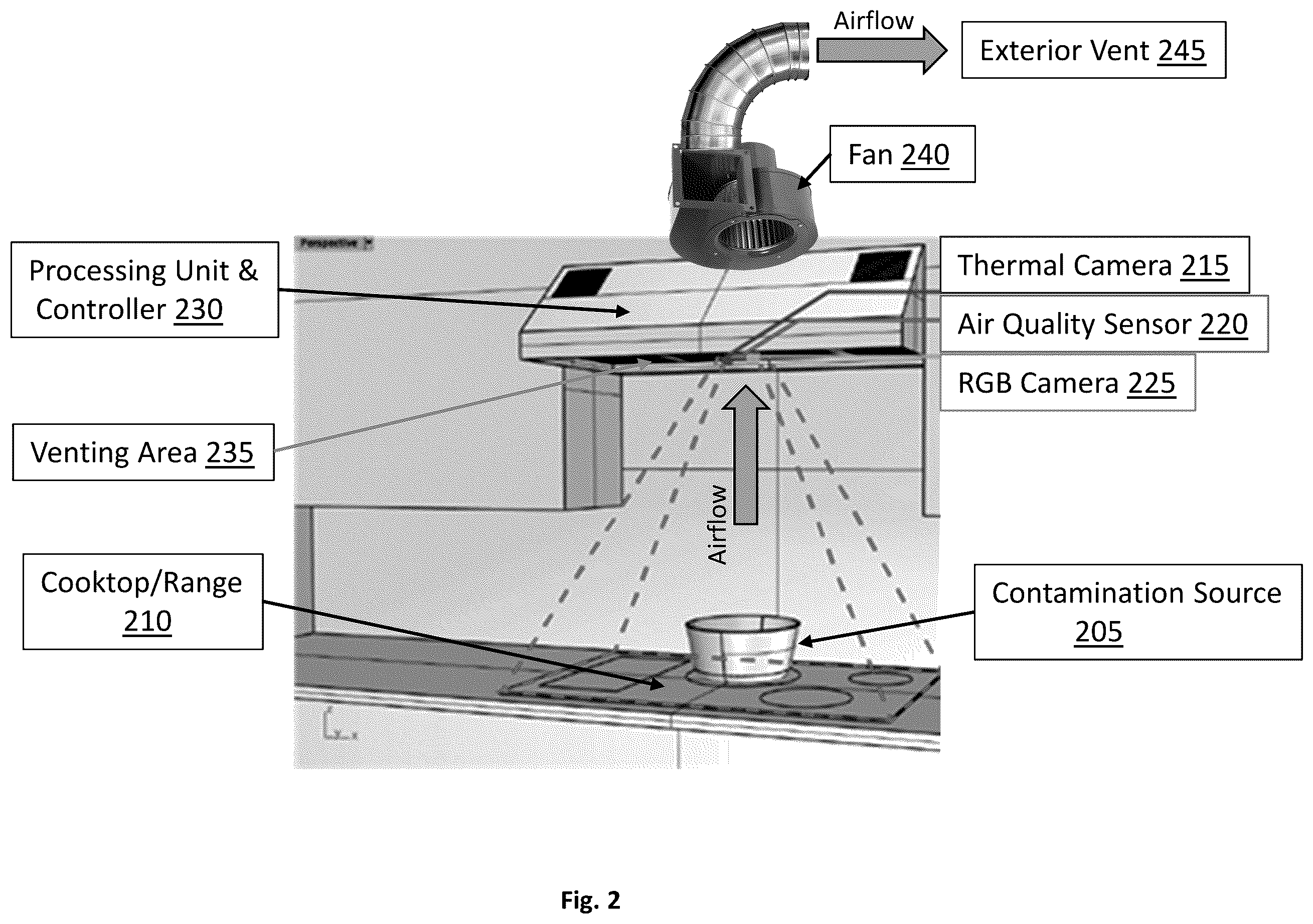 Patent US12422146 Figure 2 – Adjustable venting system
