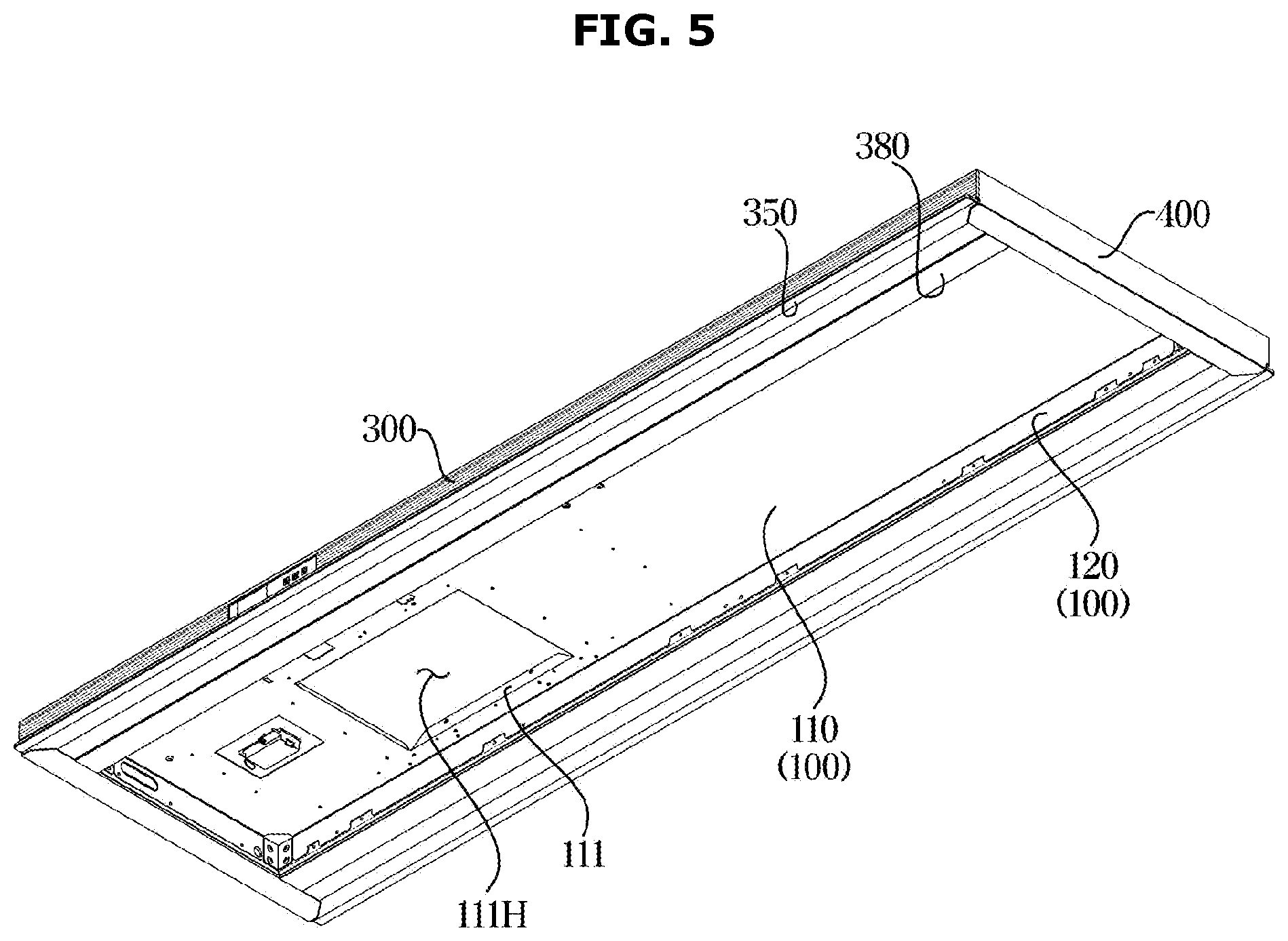 Patent US12422147 Figure 5 – Range hood