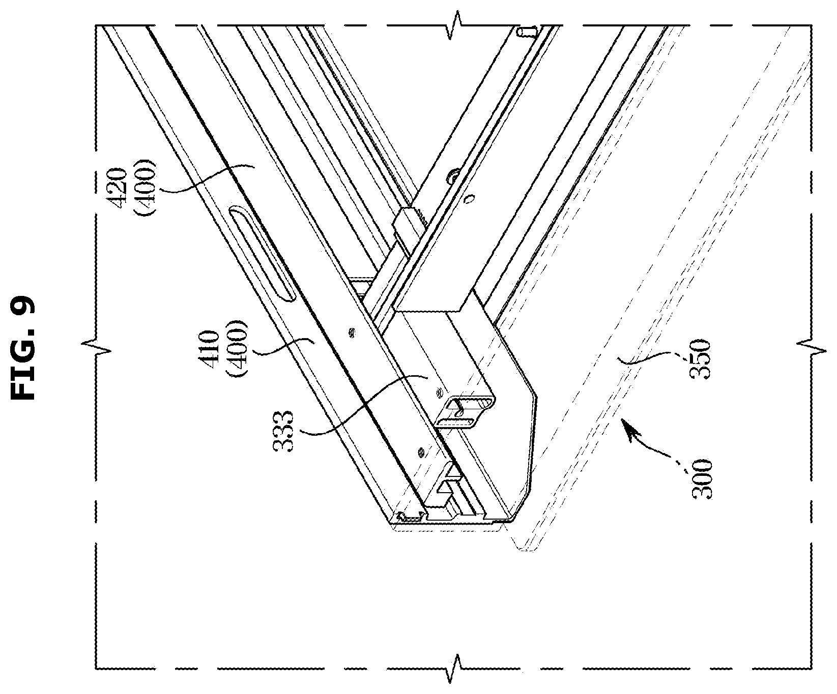 Patent US12422147 Figure 9 – Range hood