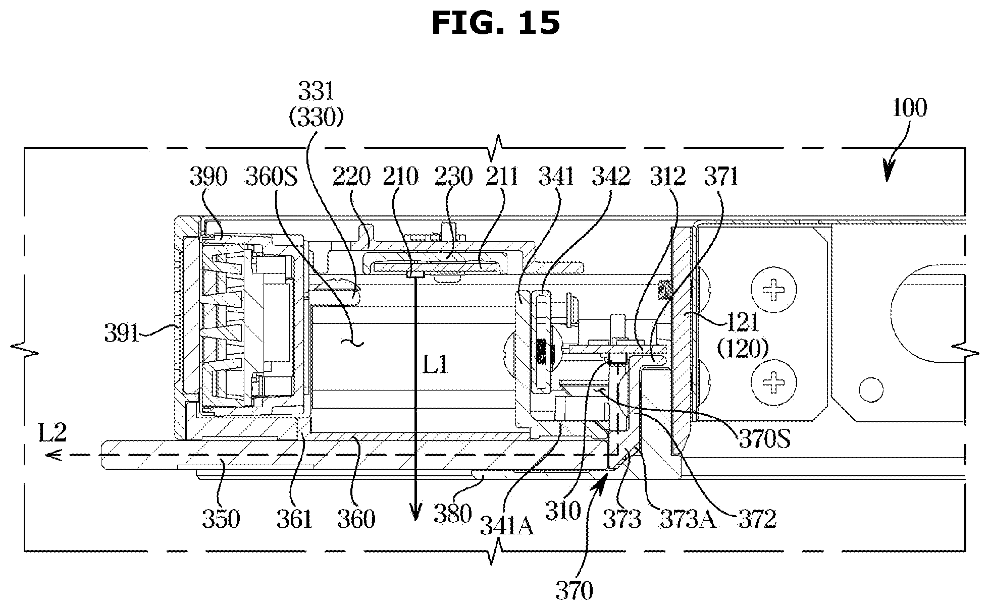 Patent US12422147 Figure 15 – Range hood