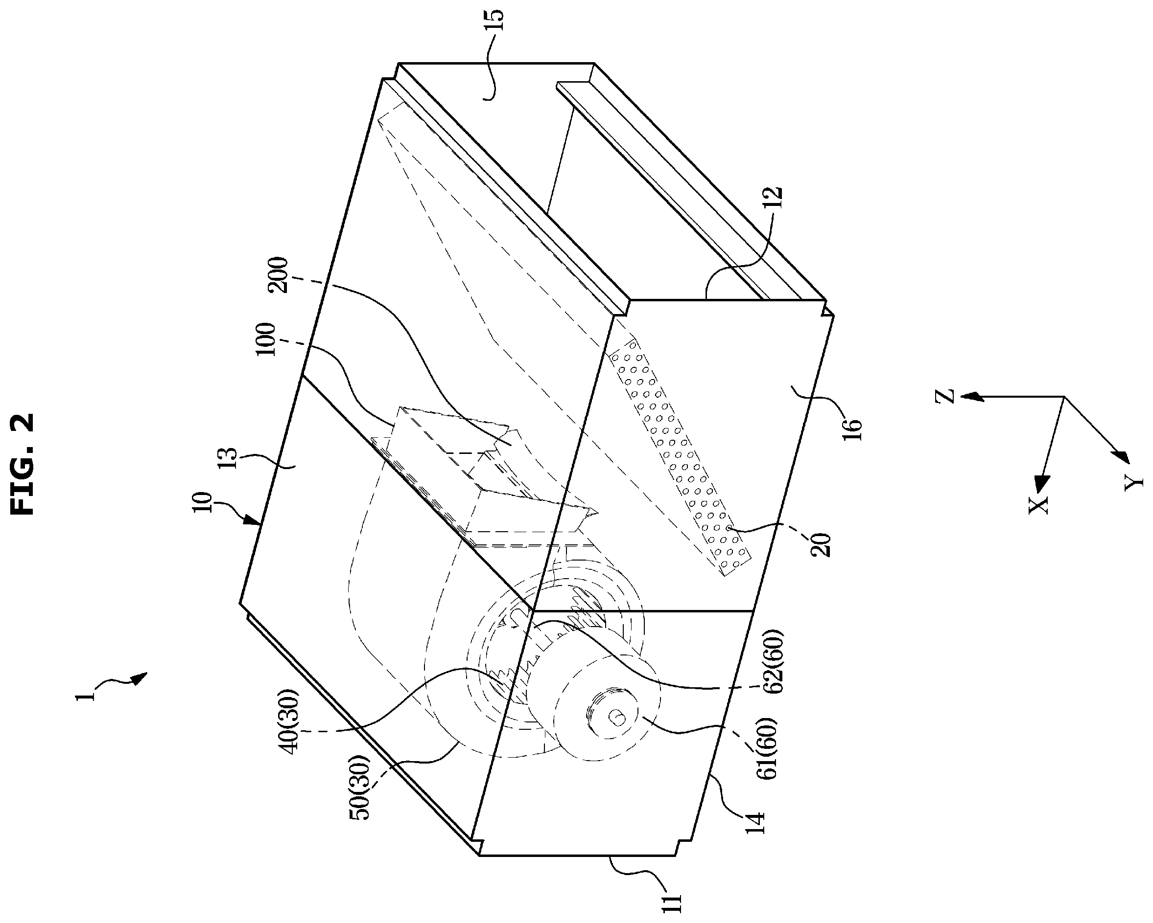 Patent US12422149 Figure 2 – Air conditioner