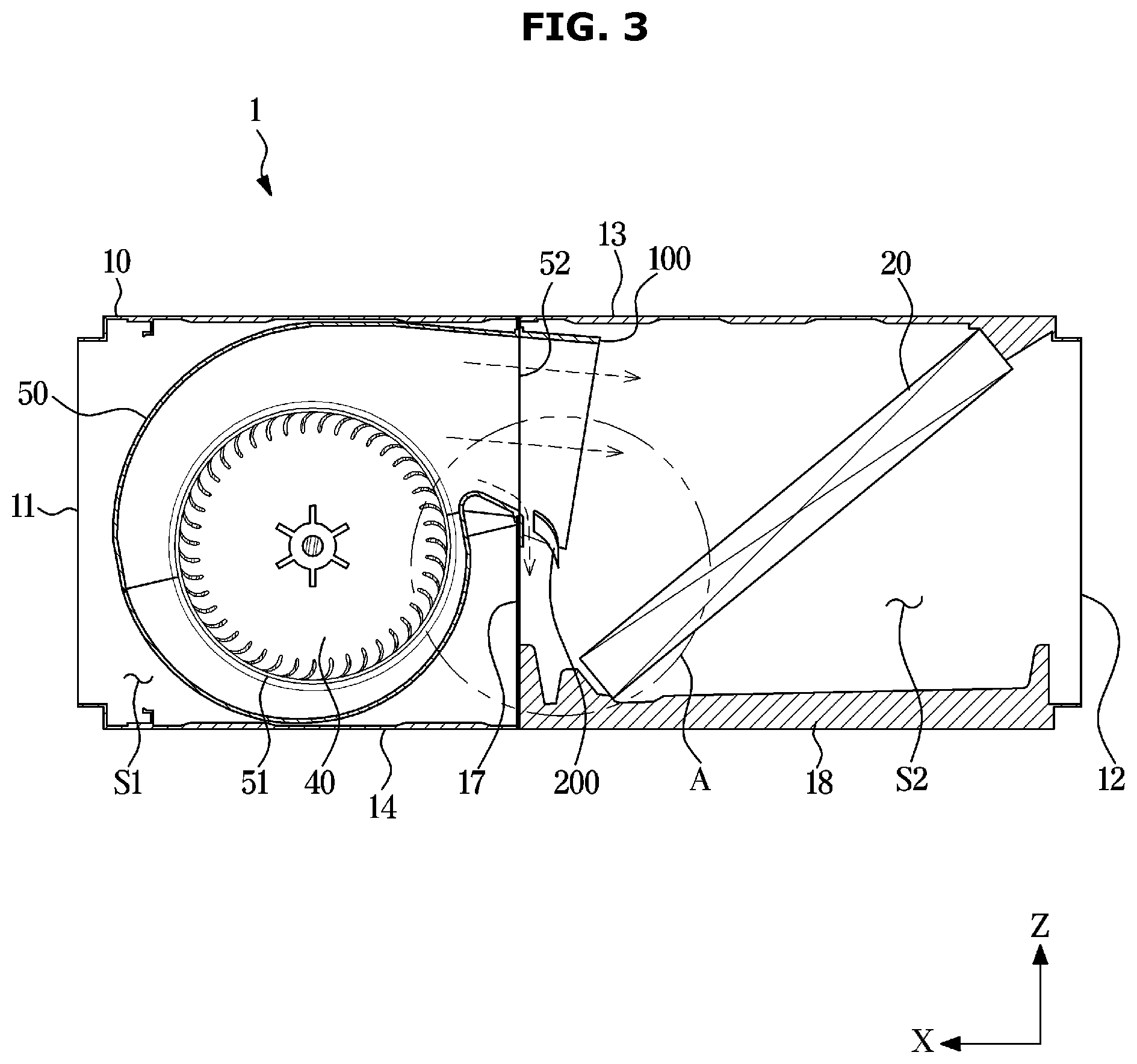 Patent US12422149 Figure 3 – Air conditioner