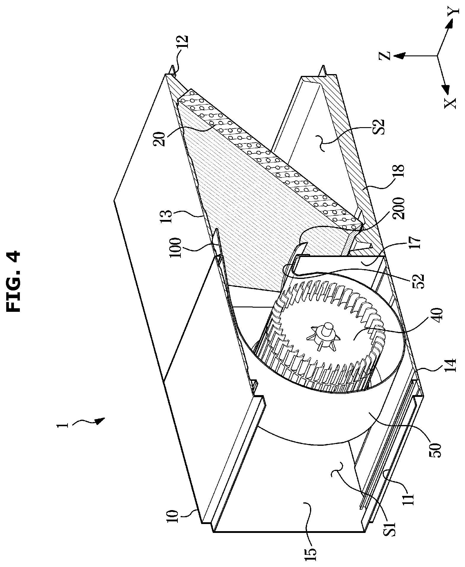 Patent US12422149 Figure 4 – Air conditioner