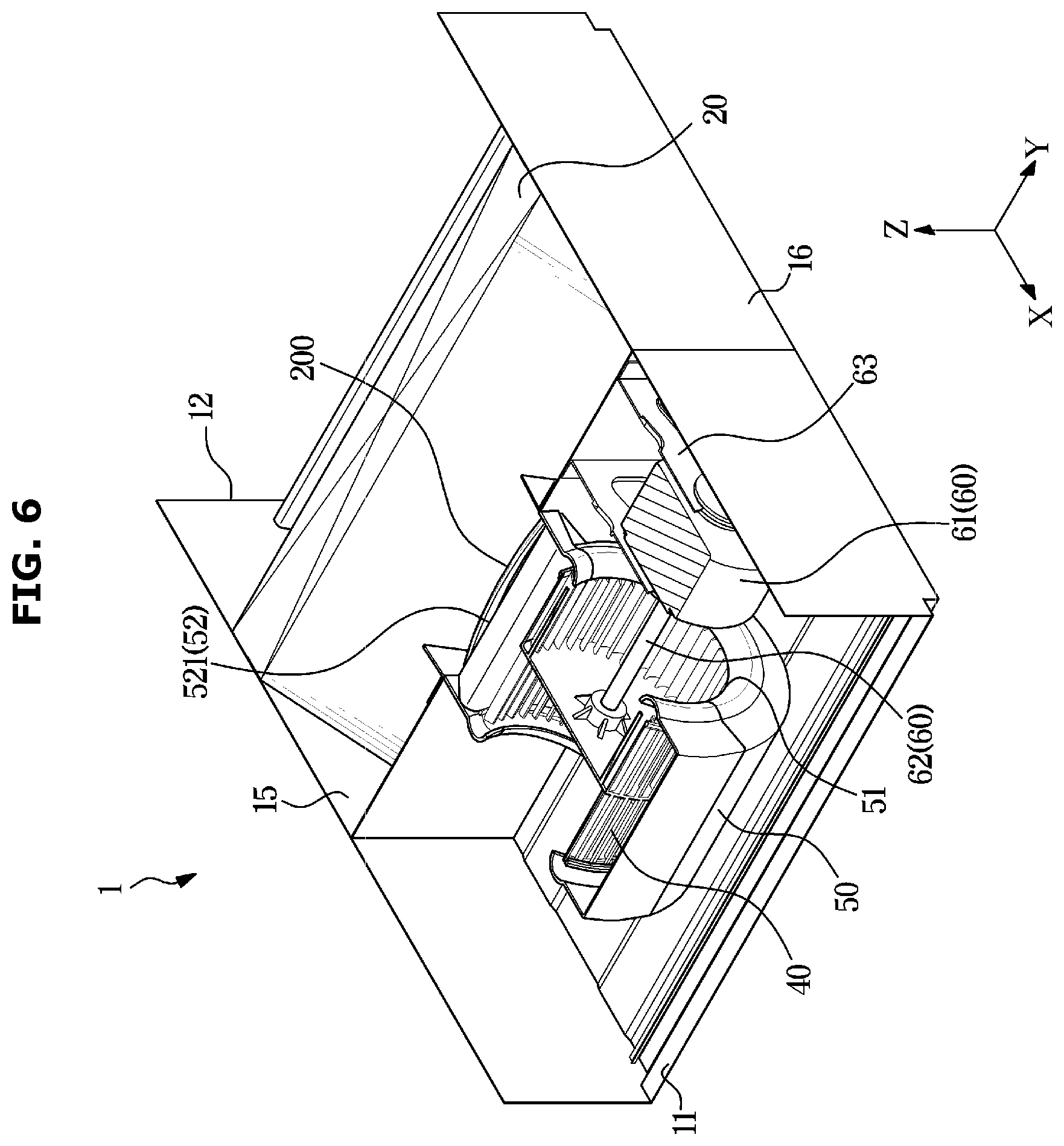 Patent US12422149 Figure 6 – Air conditioner