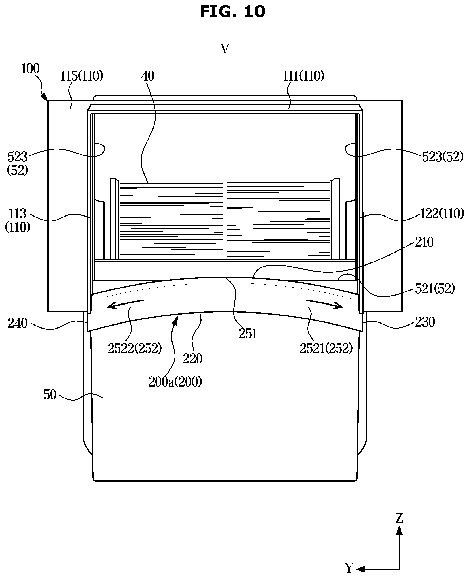Patent US12422149 Figure 10 – Air conditioner