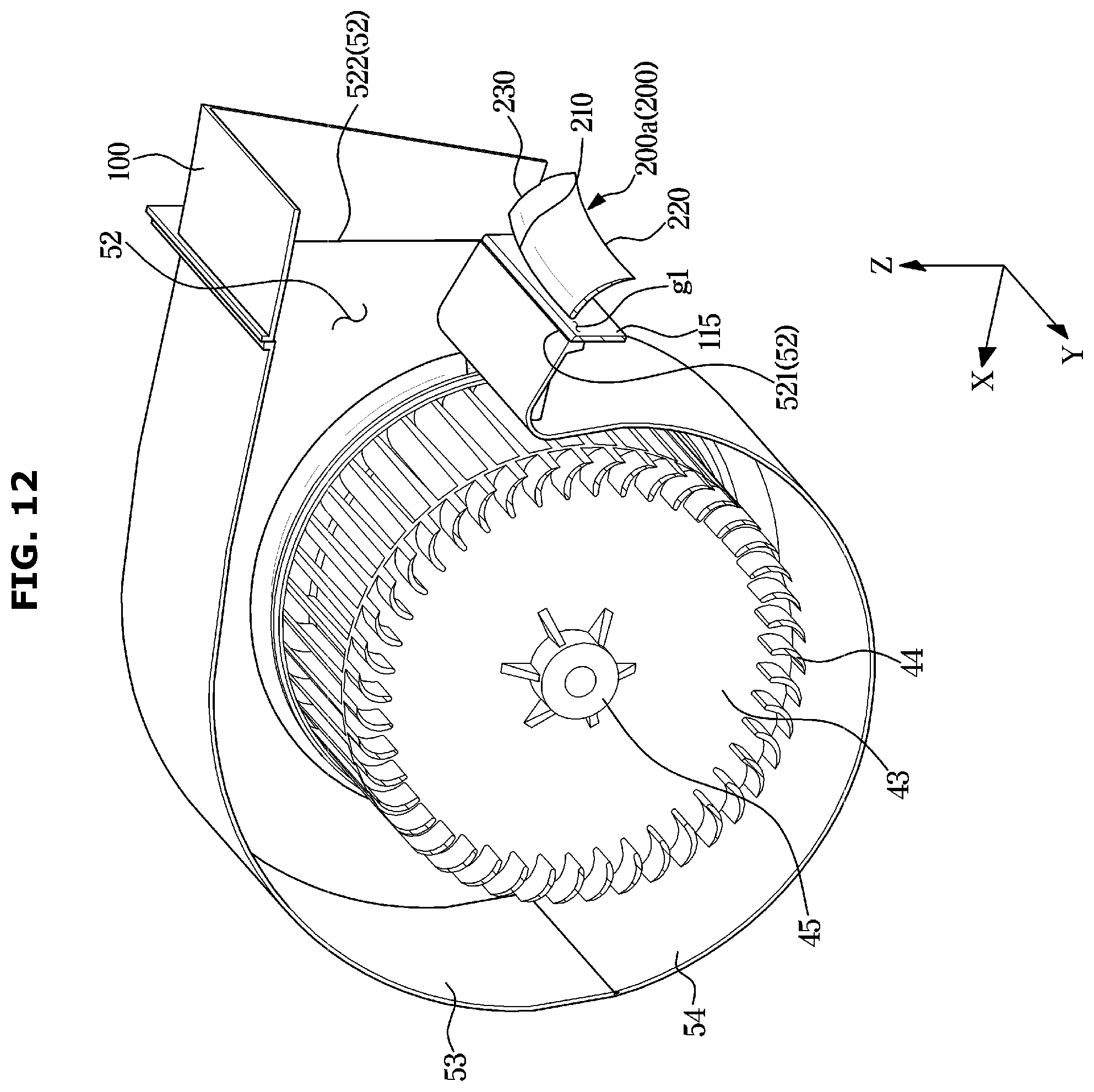 Patent US12422149 Figure 12 – Air conditioner