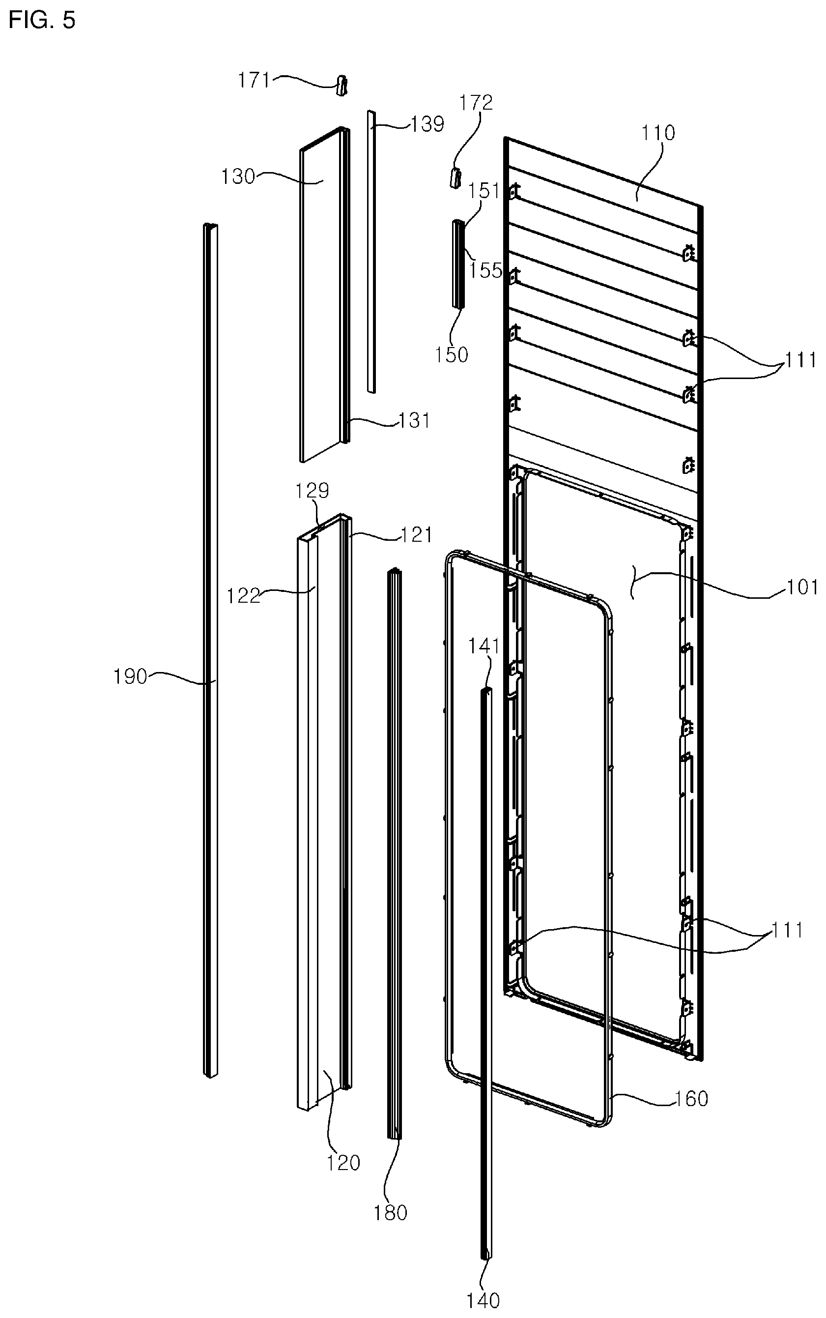 Patent US12422150 Figure 5 – Air conditioner and installation kit