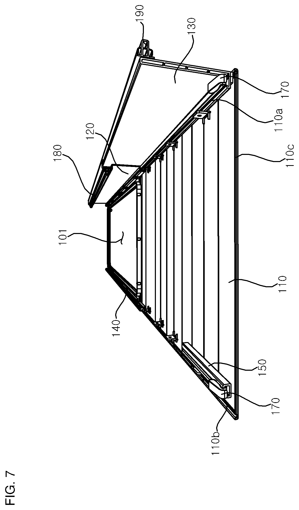 Patent US12422150 Figure 7 – Air conditioner and installation kit