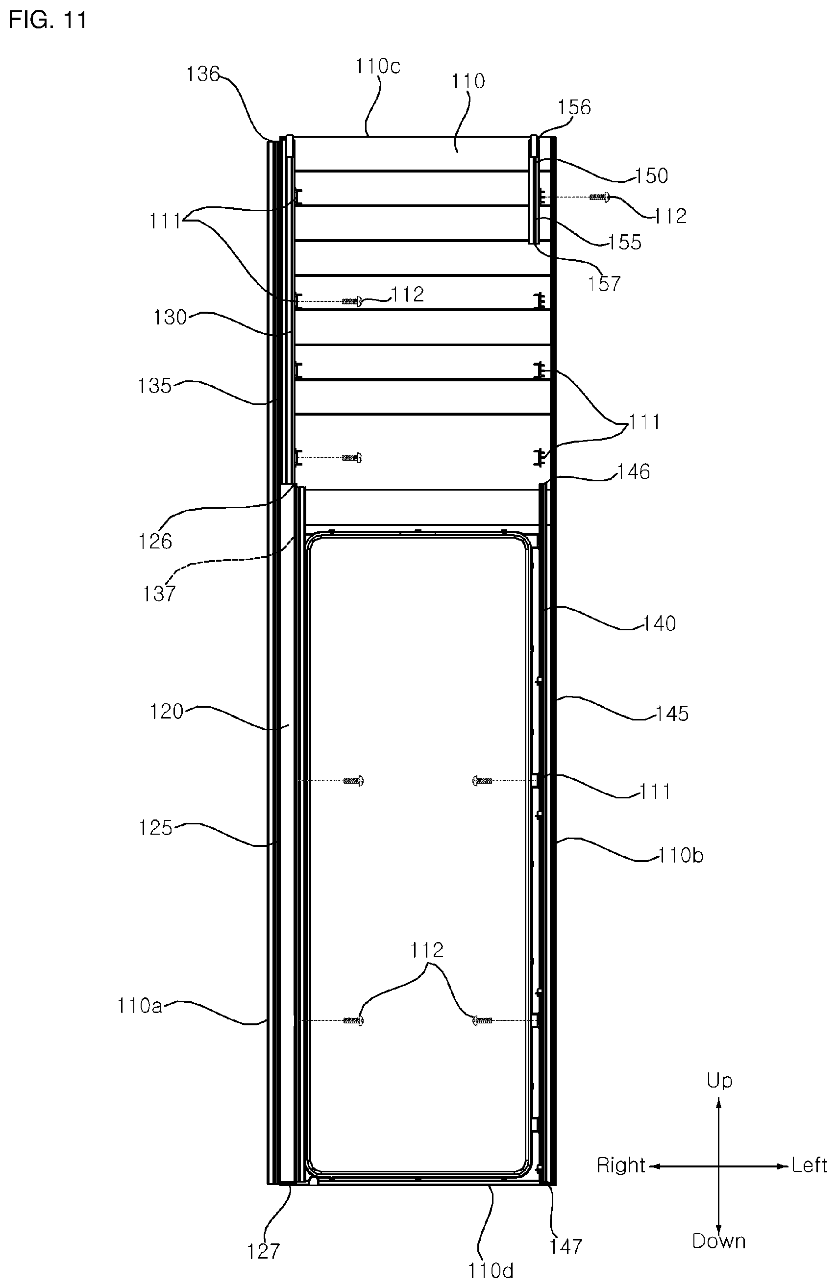 Patent US12422150 Figure 11 – Air conditioner and installation kit