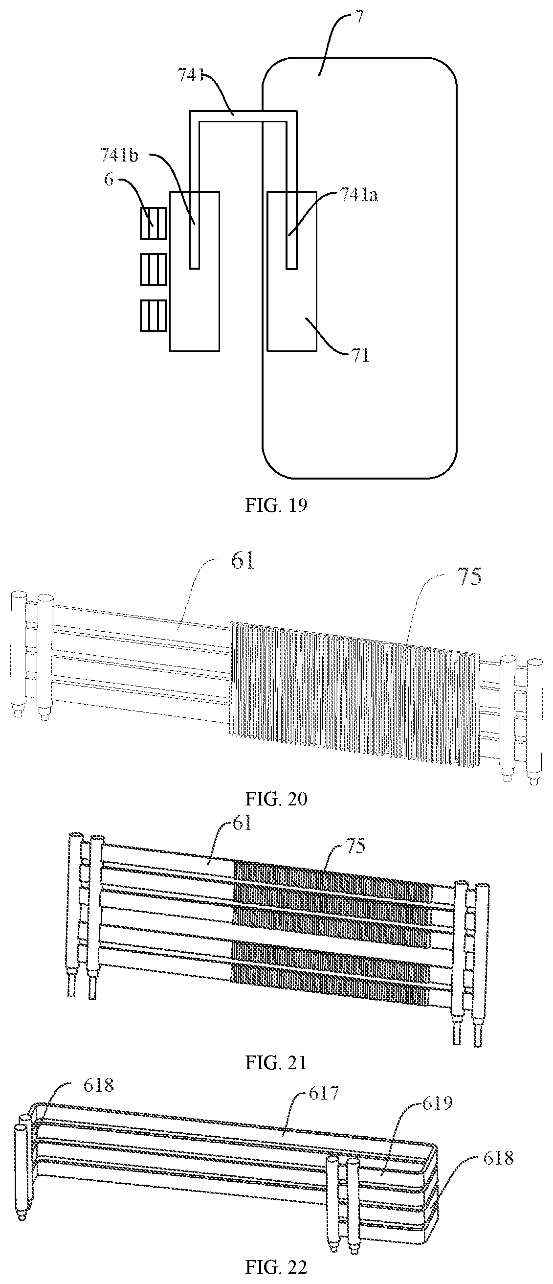 Patent US12422152 Figure 6 – Heat exchanger, electric control box and air conditioning system