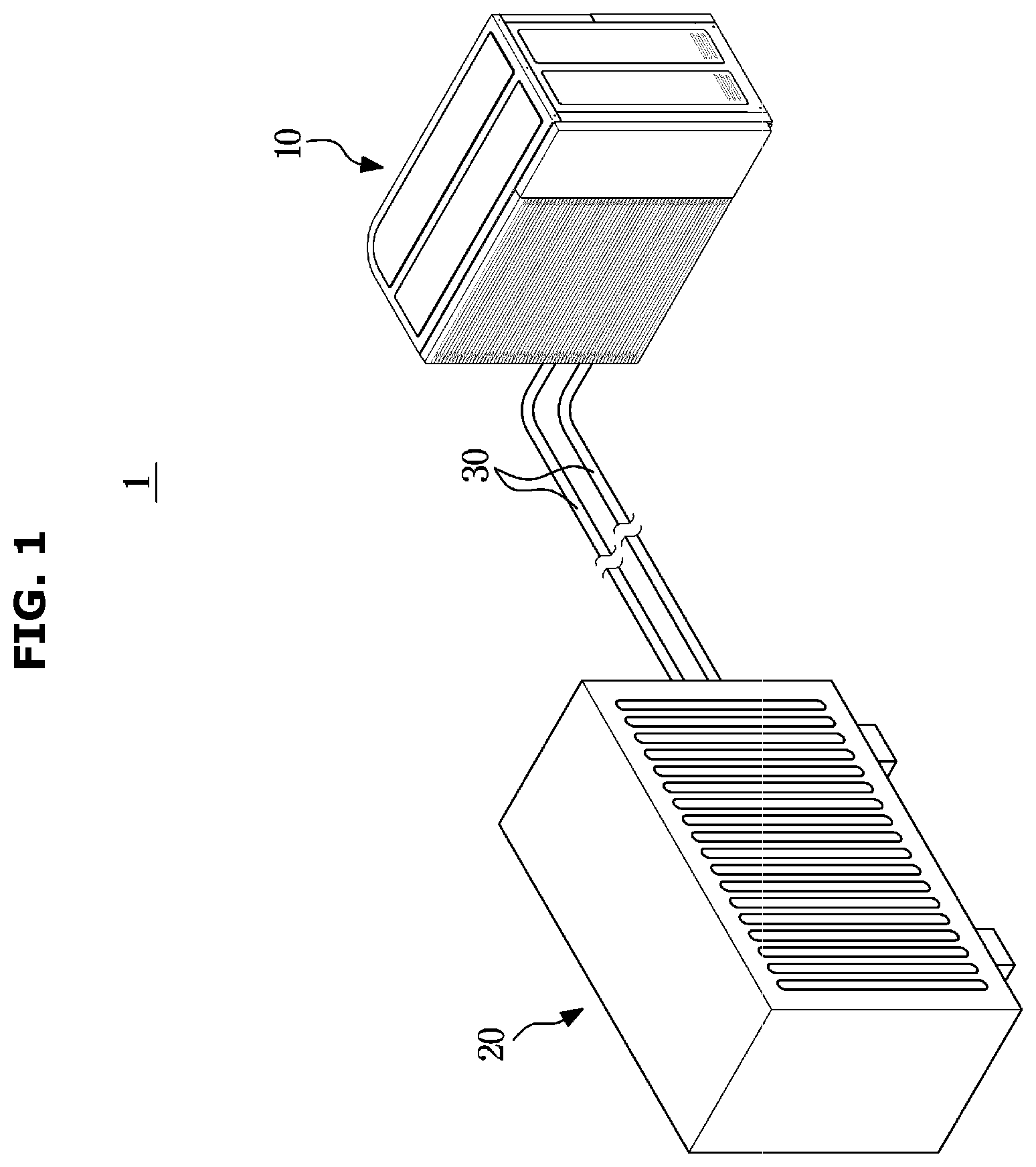 Patent US12422156 Figure 1 – Outdoor unit of air conditioner