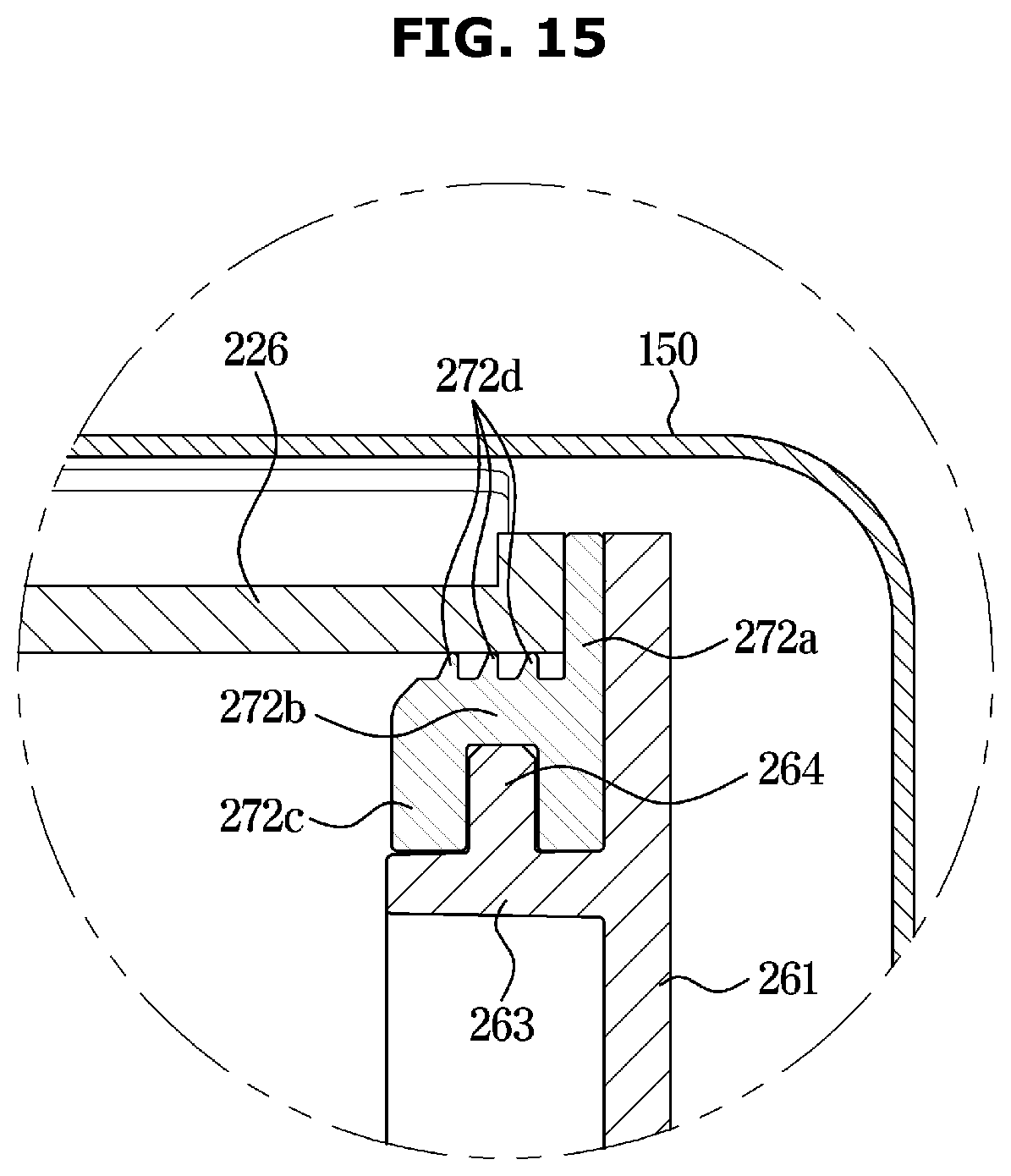 Patent US12422156 Figure 15 – Outdoor unit of air conditioner