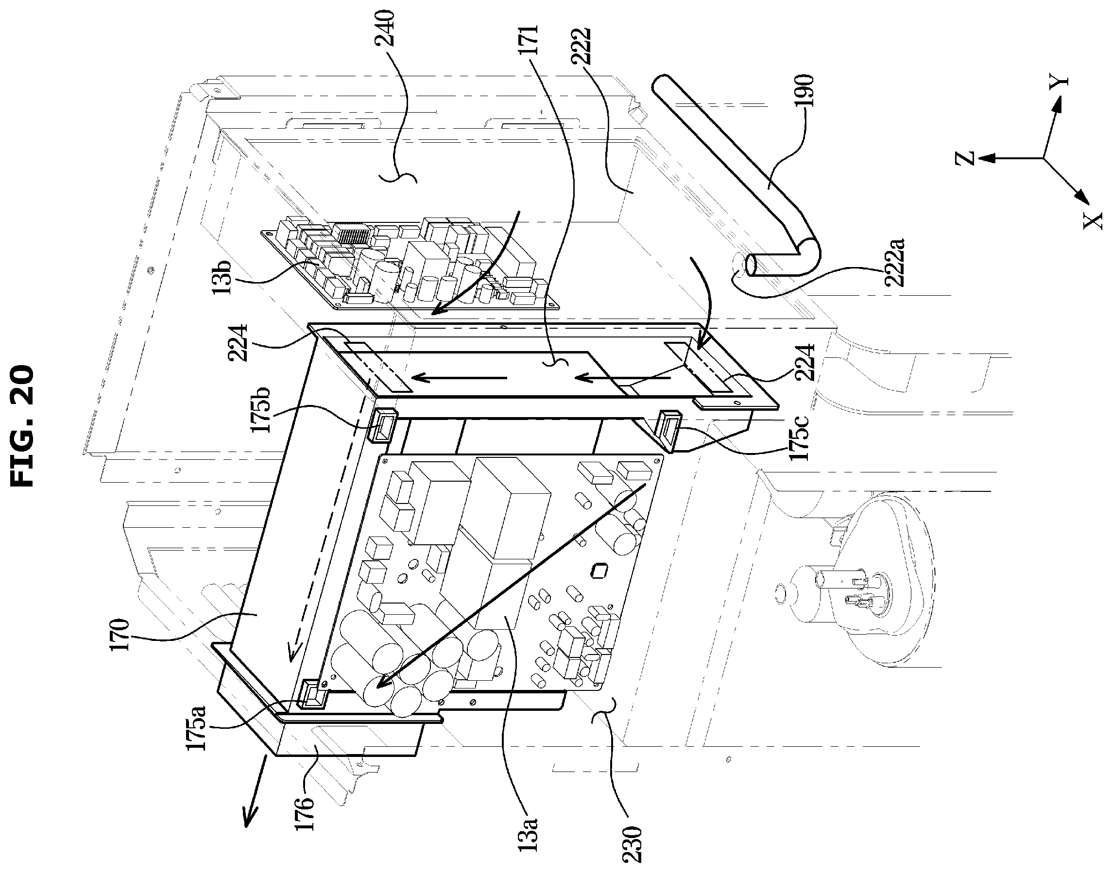 Patent US12422156 Figure 20 – Outdoor unit of air conditioner