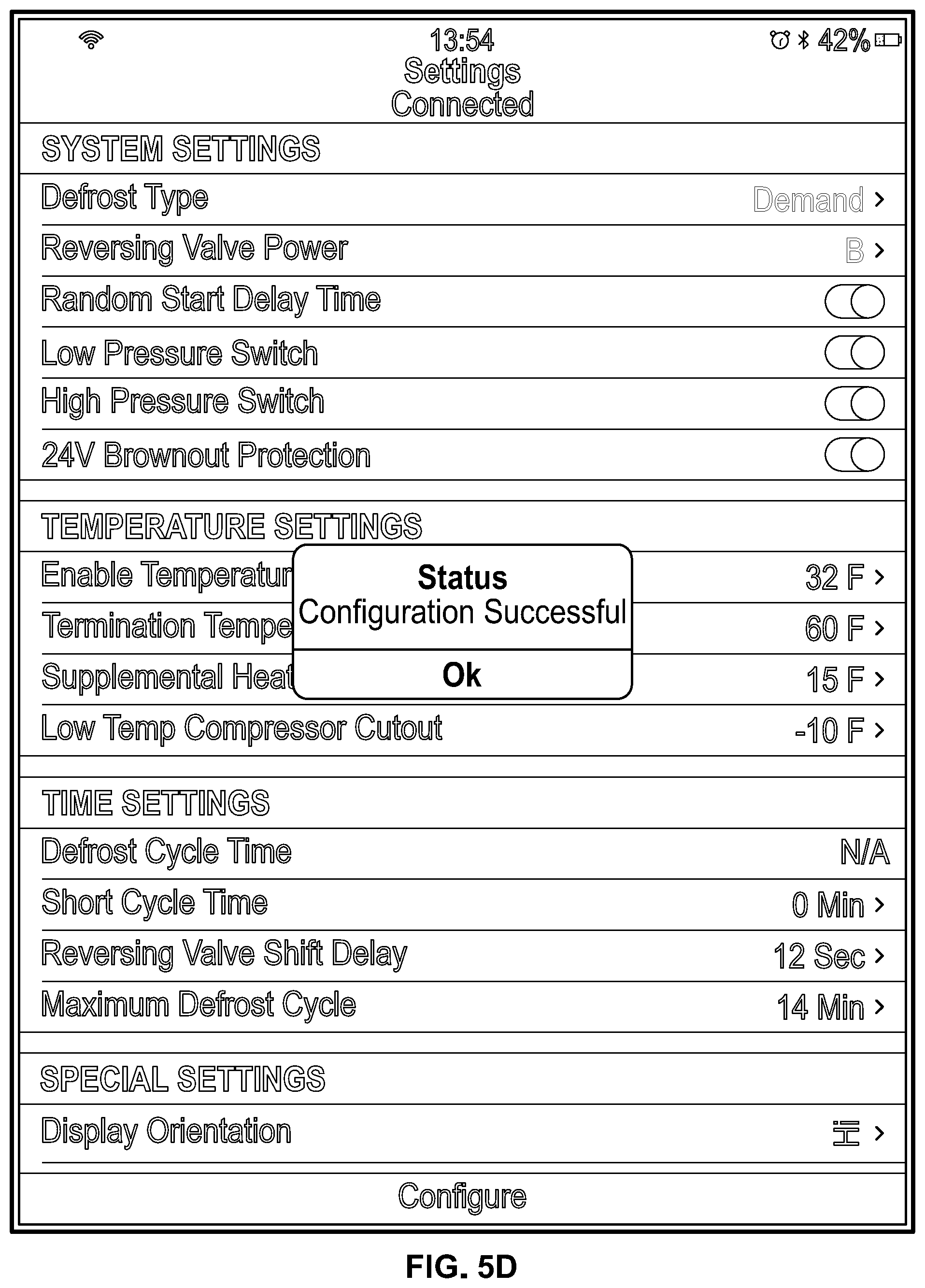 Patent US12422157 Figure 9 – Wirelessly configuring climate control system controls