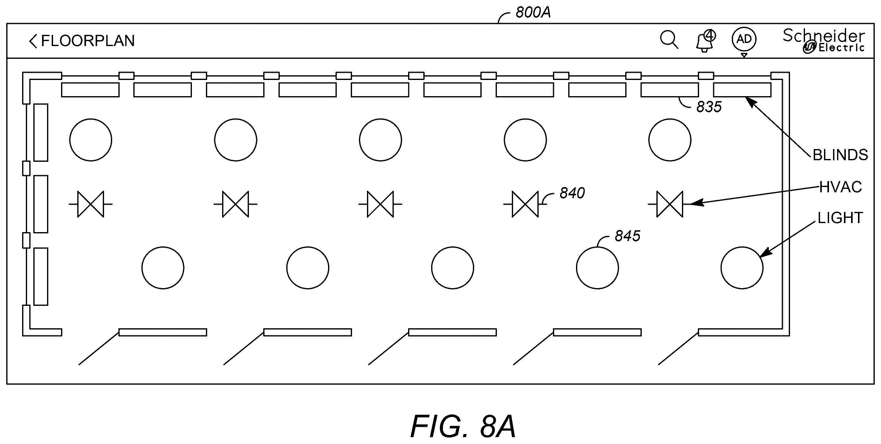 Patent US12422159 Figure 18 – Systems and methods for reconfiguring rooms in an area in a building