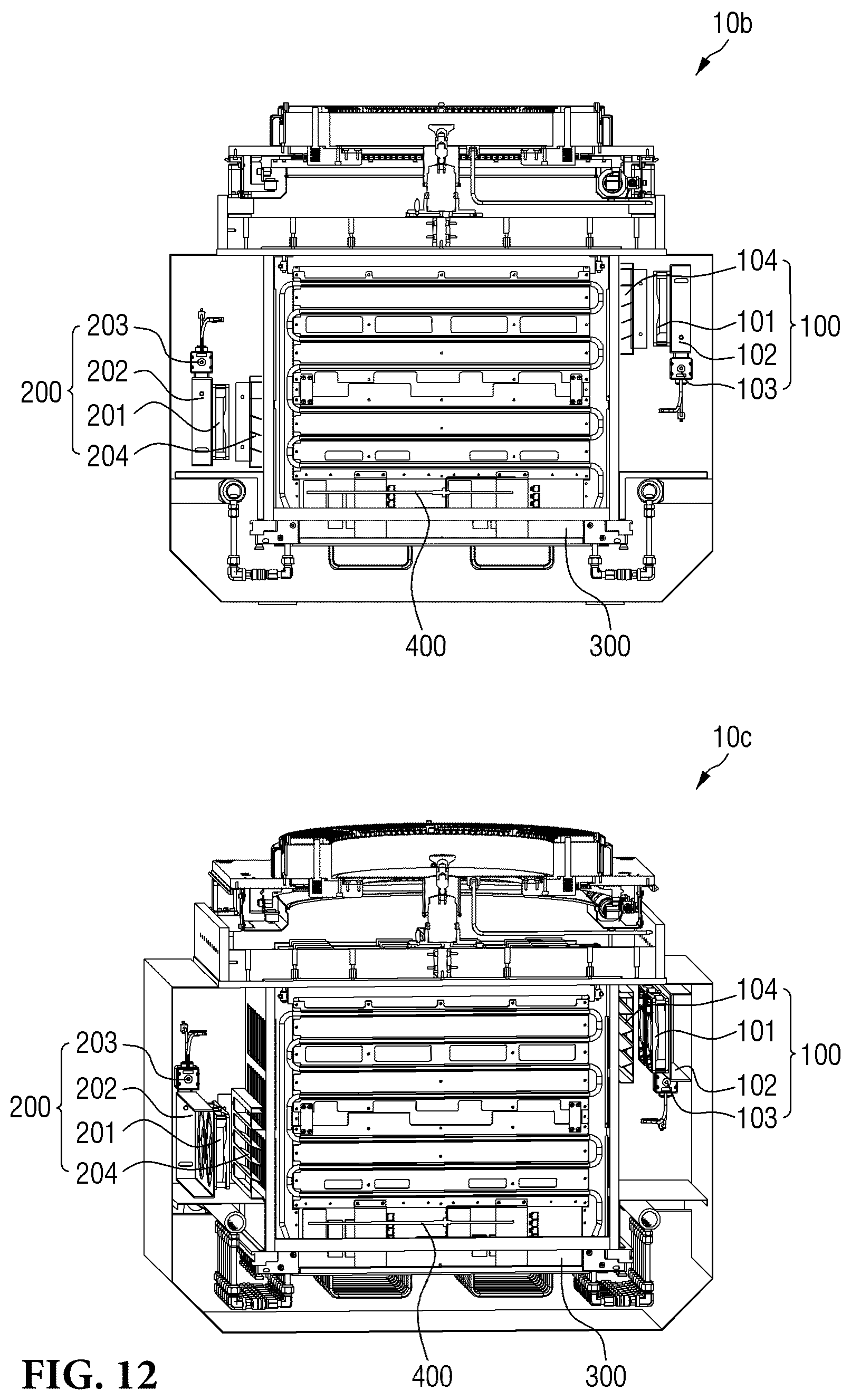 Patent US12422162 Figure 11 – Cooling method and apparatus using internal circulation air flow