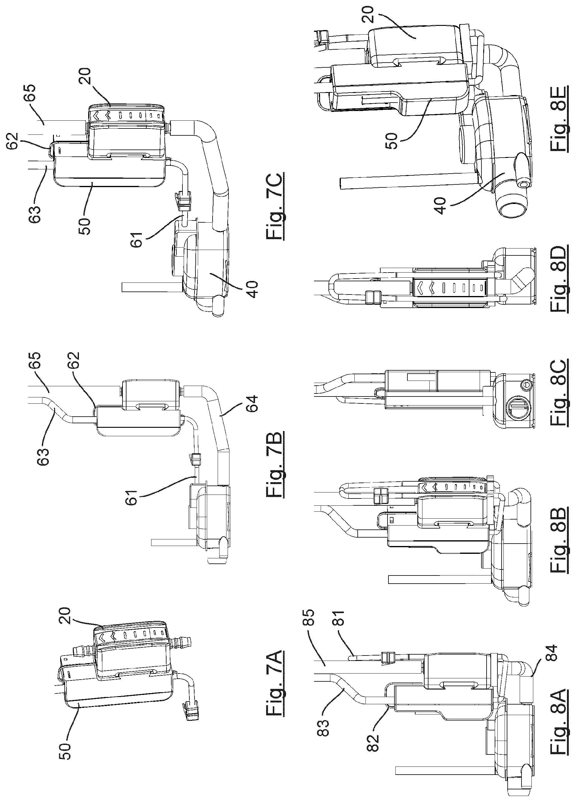 Patent US12422166 Figure 5 – Modular condensate removal system, modules and corresponding installation and maintenance methods