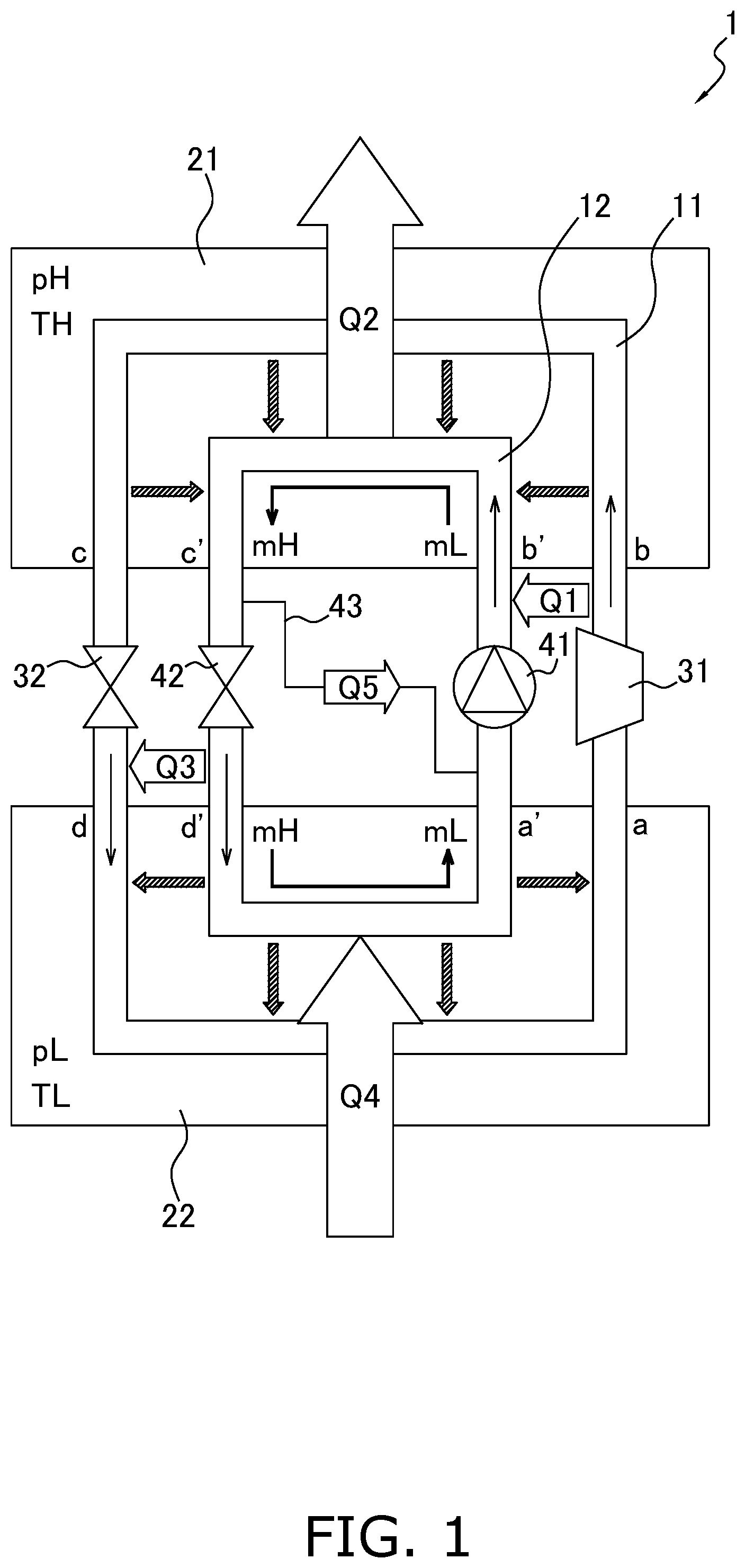Patent US12422171 — Refrigeration cycle apparatus — Figure 1