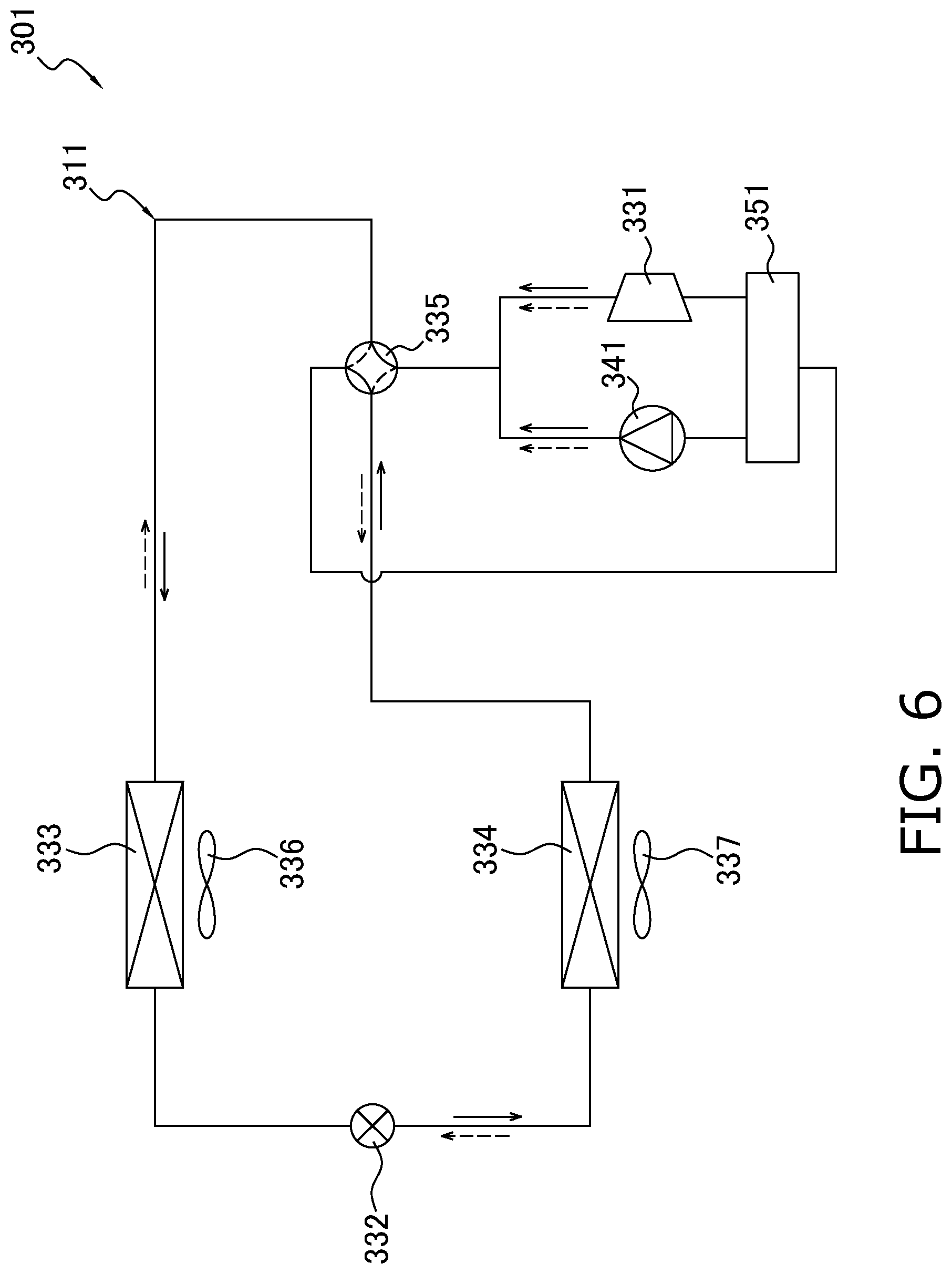 Patent US12422171 Figure 6 – Refrigeration cycle apparatus