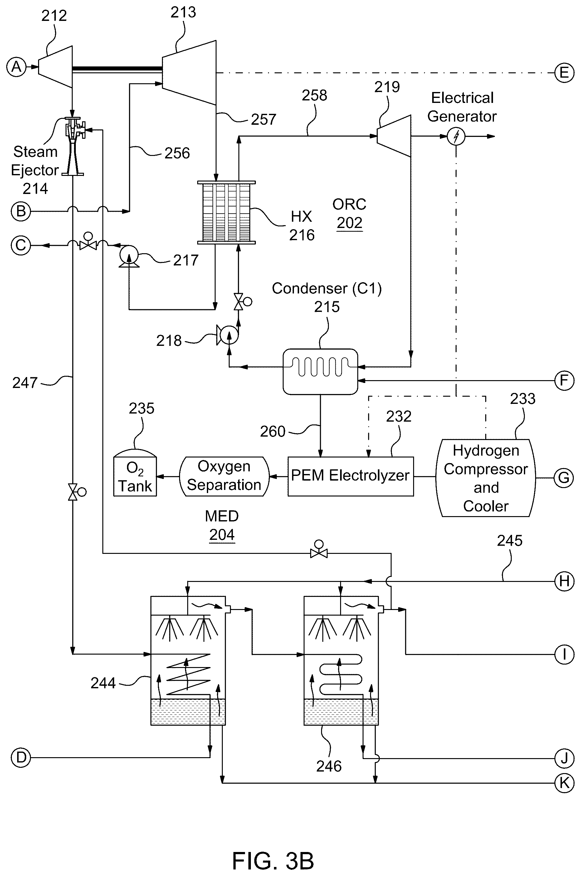 Patent US12422172 Figure 8 – Solar energy system with rankine cycle