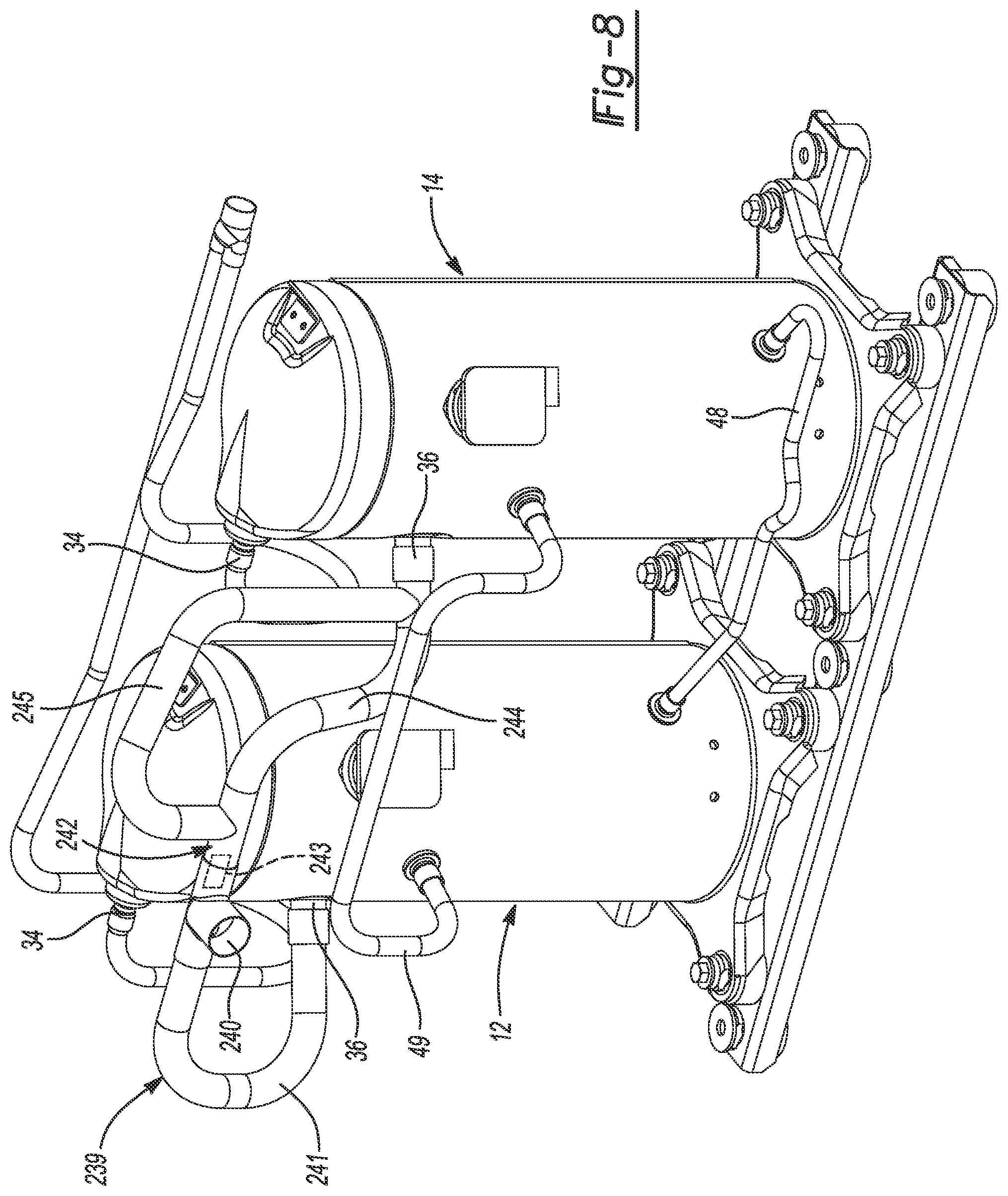 Patent US12422173 Figure 6 – Multiple-compressor system with oil balance control