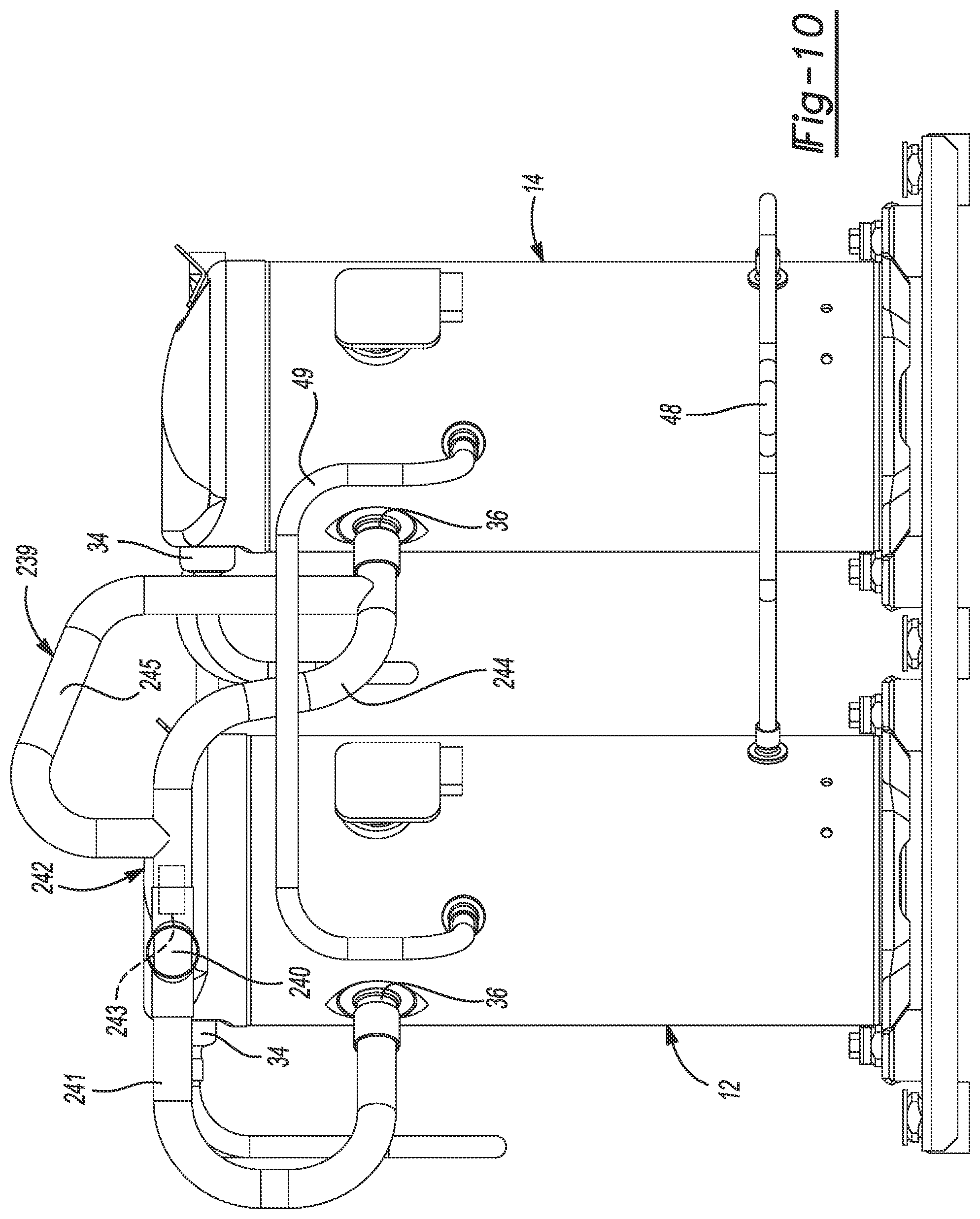 Patent US12422173 Figure 8 – Multiple-compressor system with oil balance control