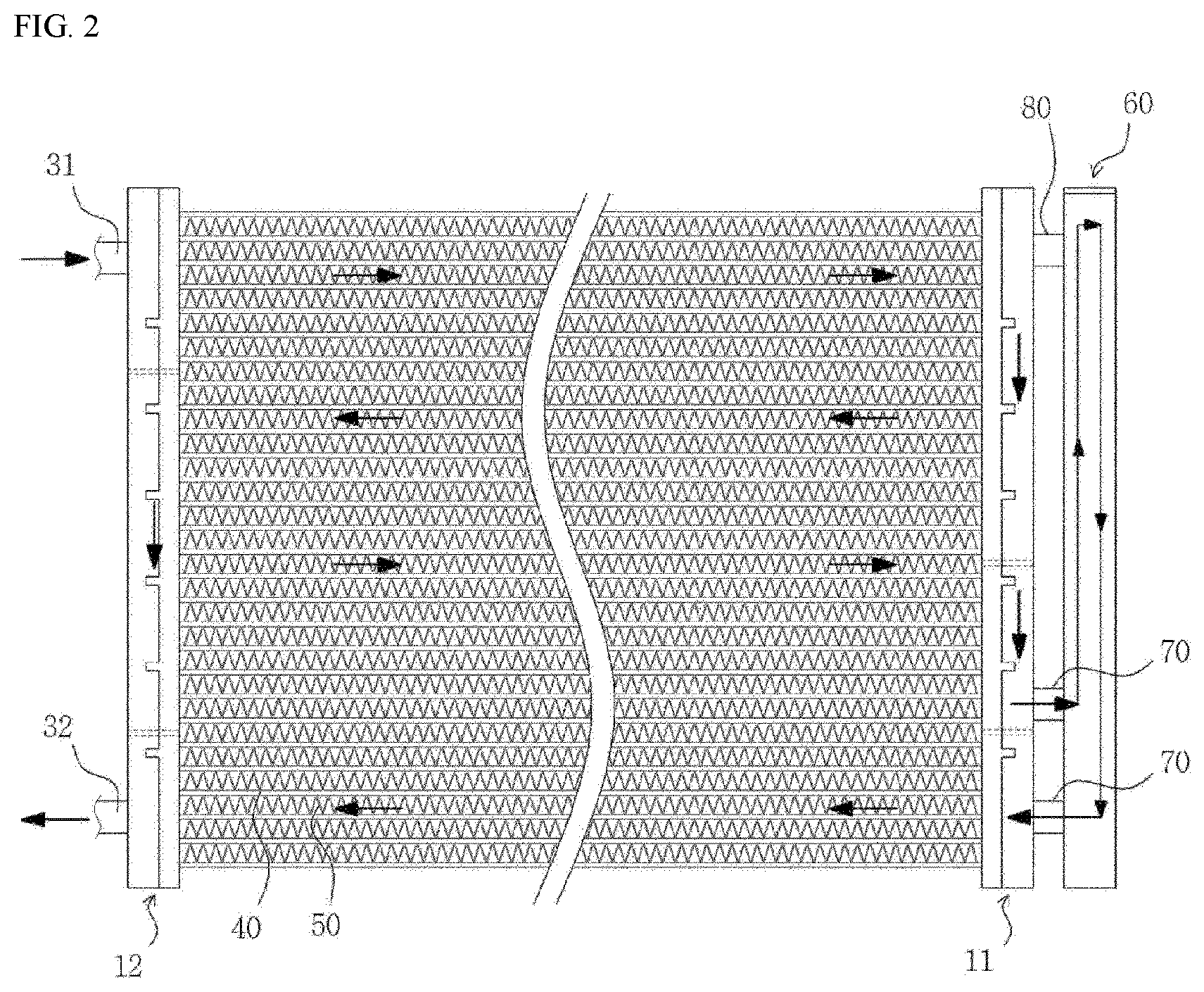 Patent US12422174 Figure 2 – Connector and vehicle heat exchanger comprising same