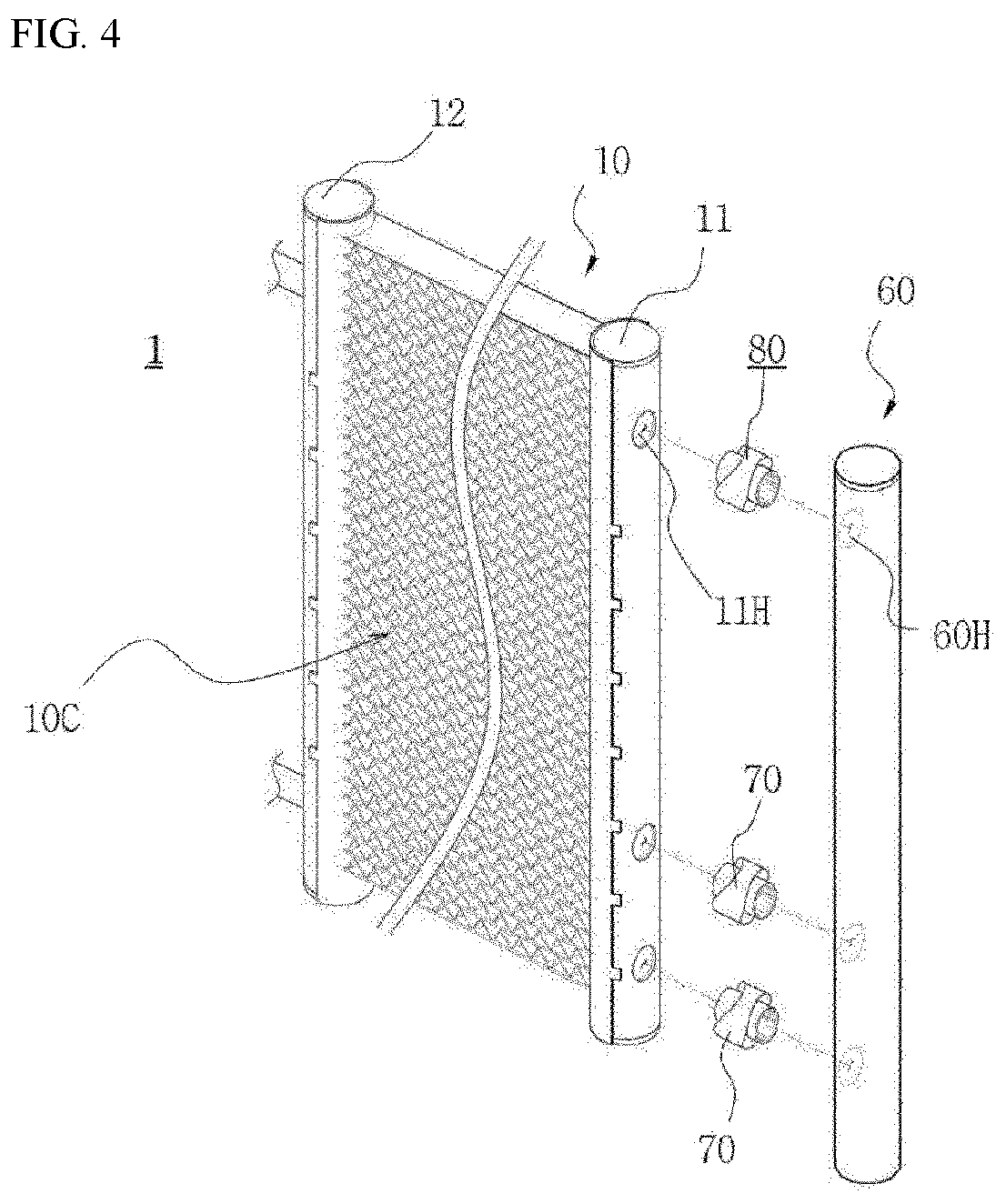 Patent US12422174 Figure 4 – Connector and vehicle heat exchanger comprising same