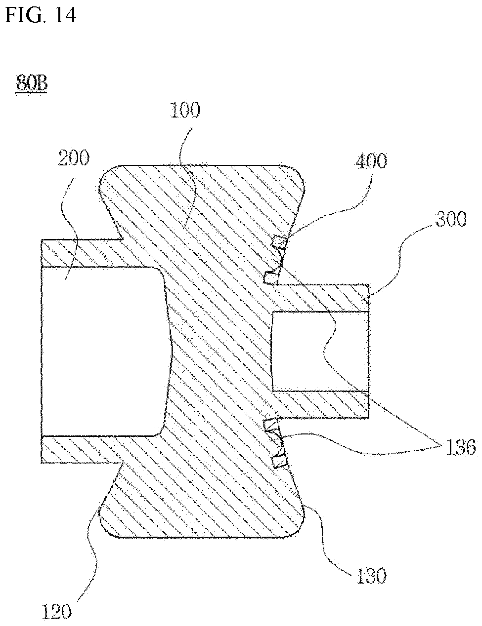 Patent US12422174 Figure 14 – Connector and vehicle heat exchanger comprising same