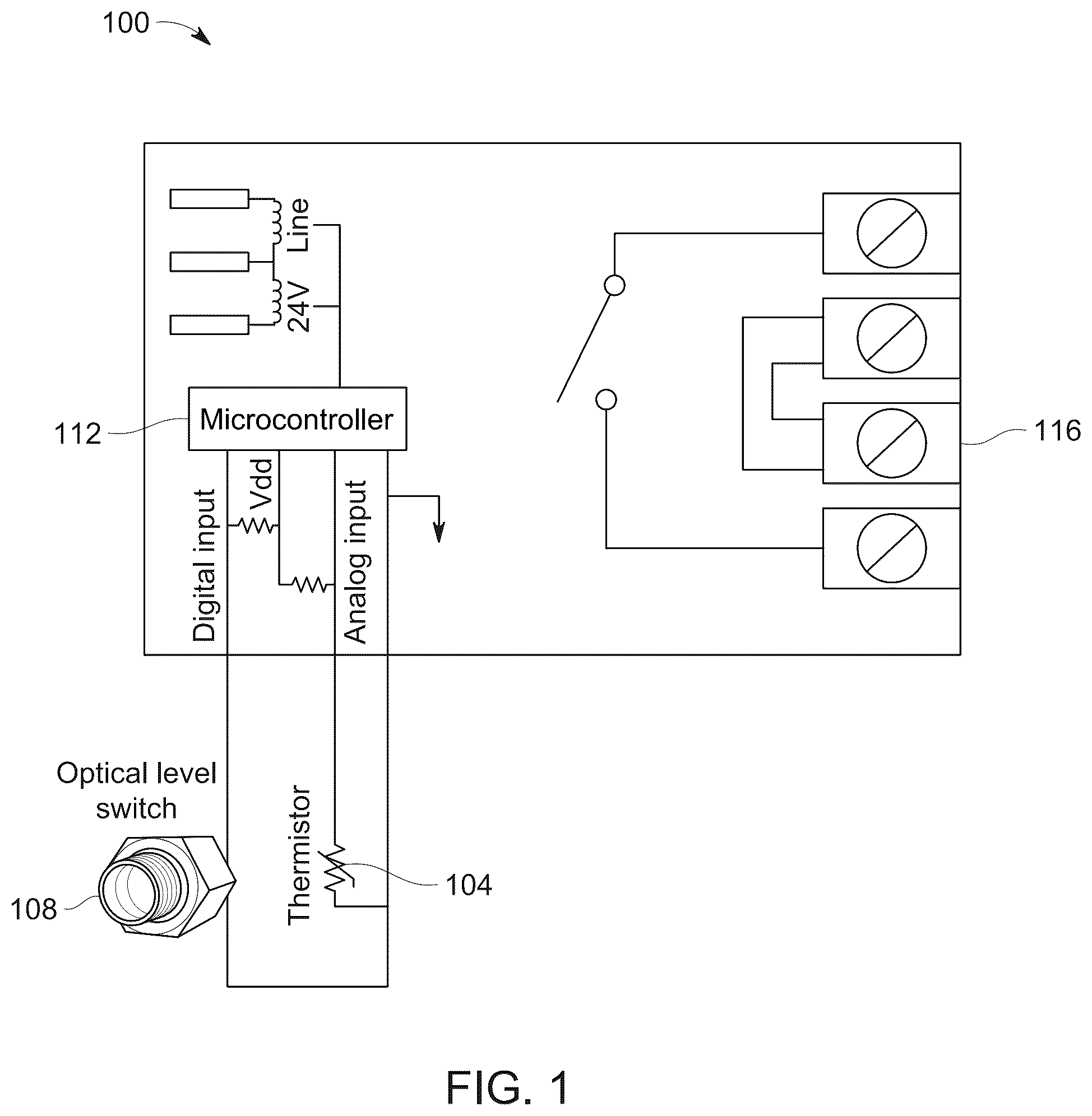 Patent US12422177 Figure 1 – Mitigating compressor liquid migration and/or floodback using suction temperature sensor and/or liquid level sensor