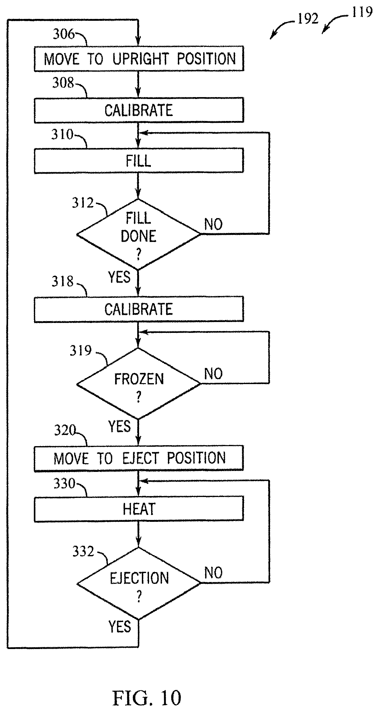 Patent US12422178 Figure 7 – Hybrid ice maker