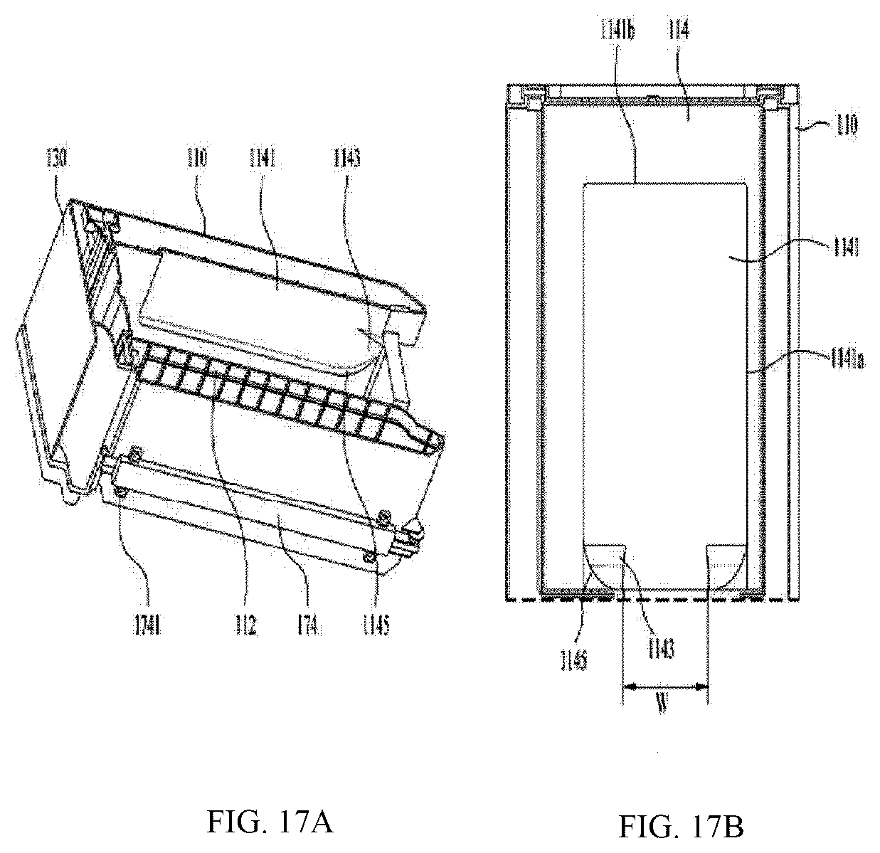 Patent US12422180 Figure 17 – Refrigerator with a thermoelectrically powered rapid freeze comparment