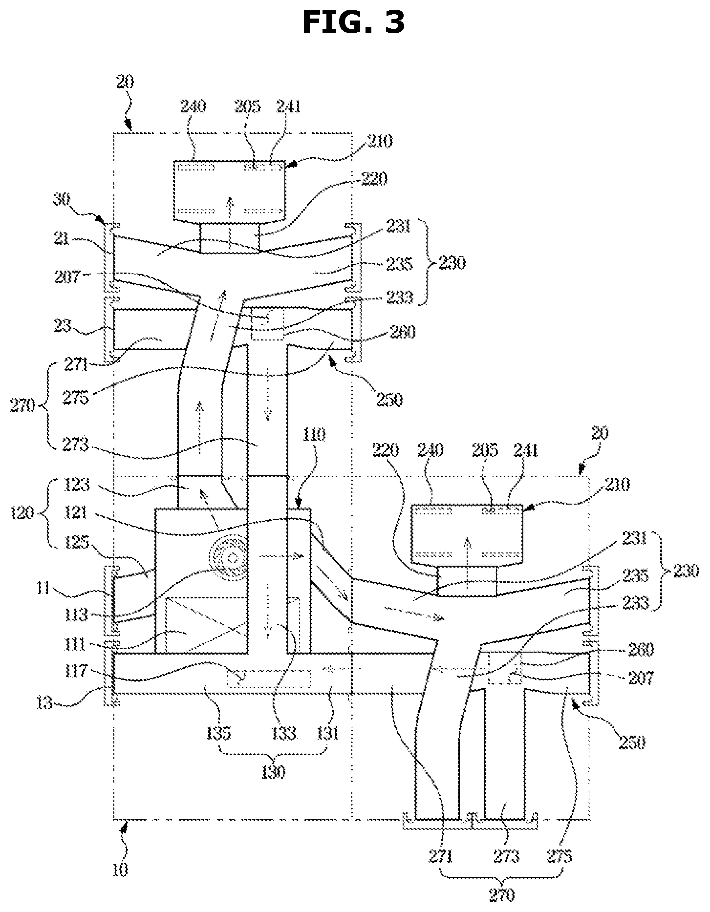 Patent US12422181 Figure 3 – Module refrigerator
