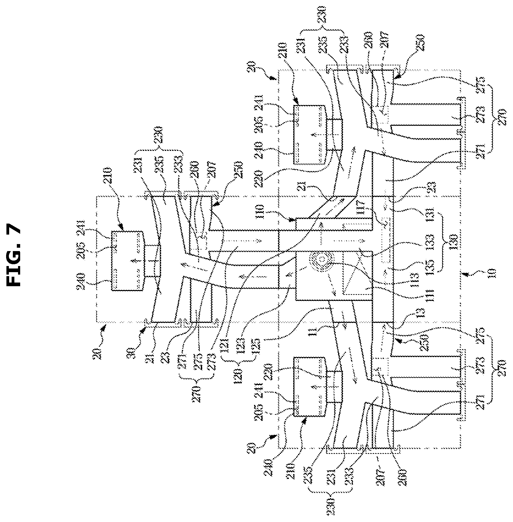 Patent US12422181 Figure 7 – Module refrigerator