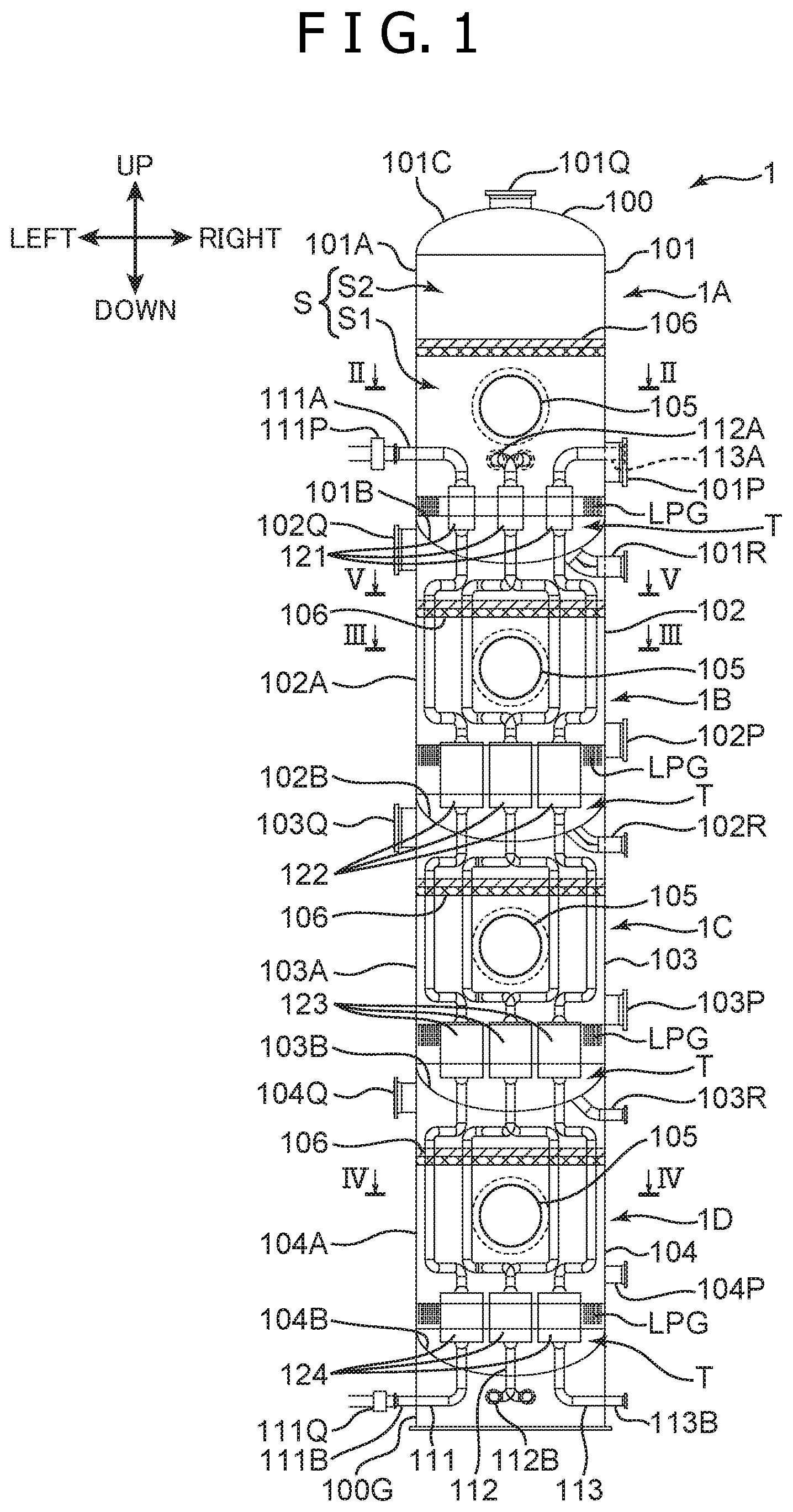 Patent US12422186 Figure 1 – Cooling device