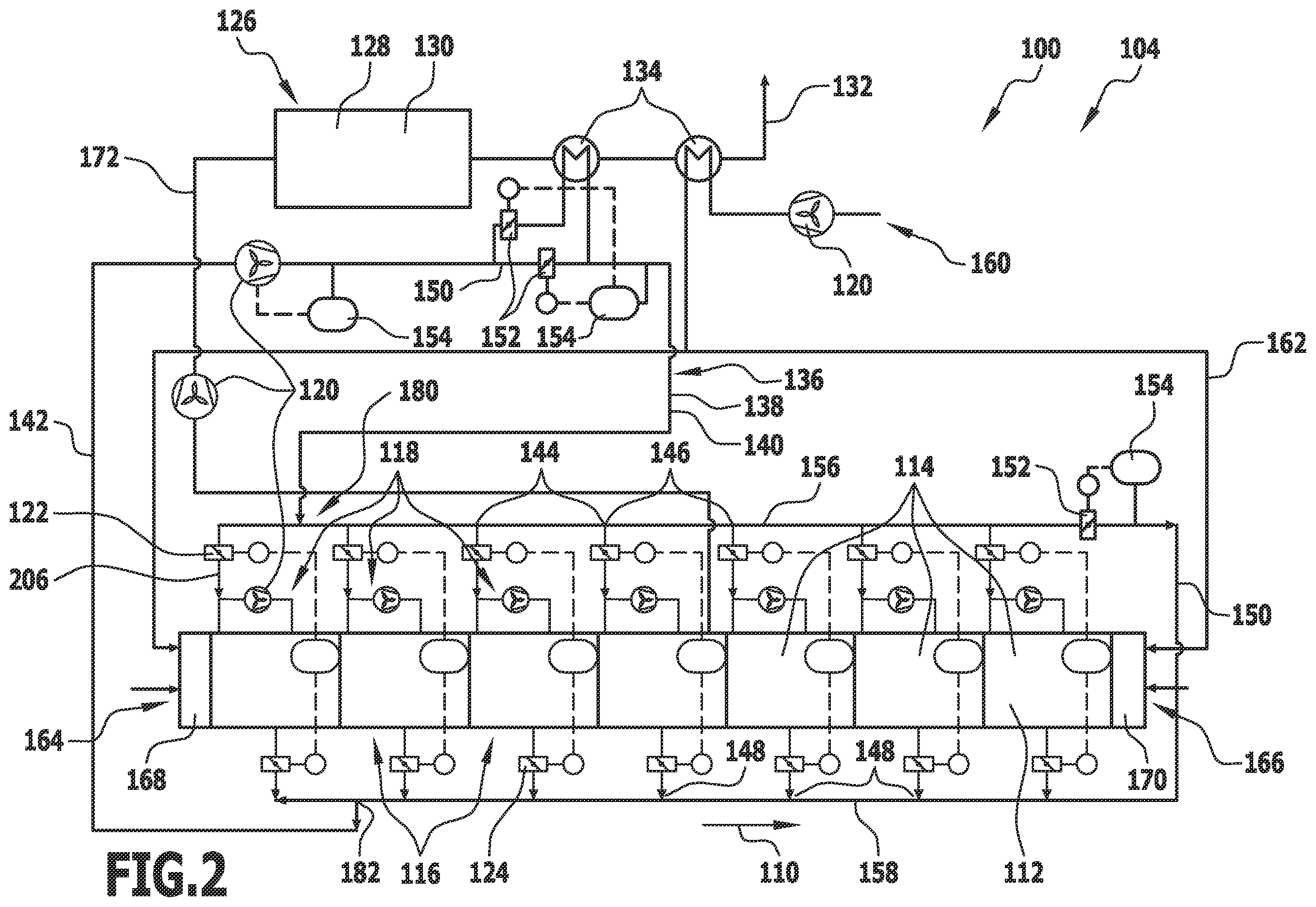 Patent US12422188 Figure 2 – Treatment installation and method for treating workpieces