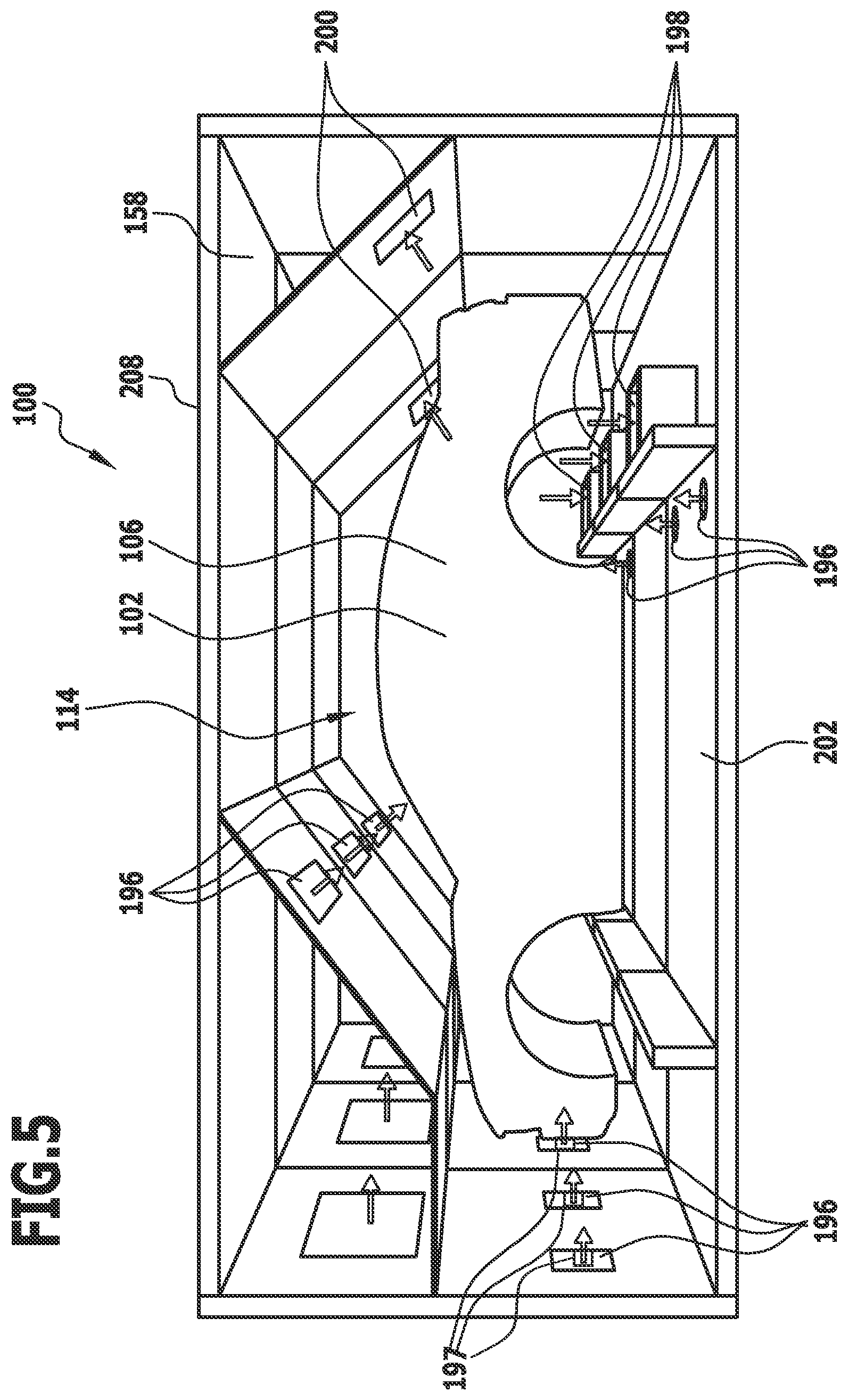 Patent US12422188 Figure 5 – Treatment installation and method for treating workpieces