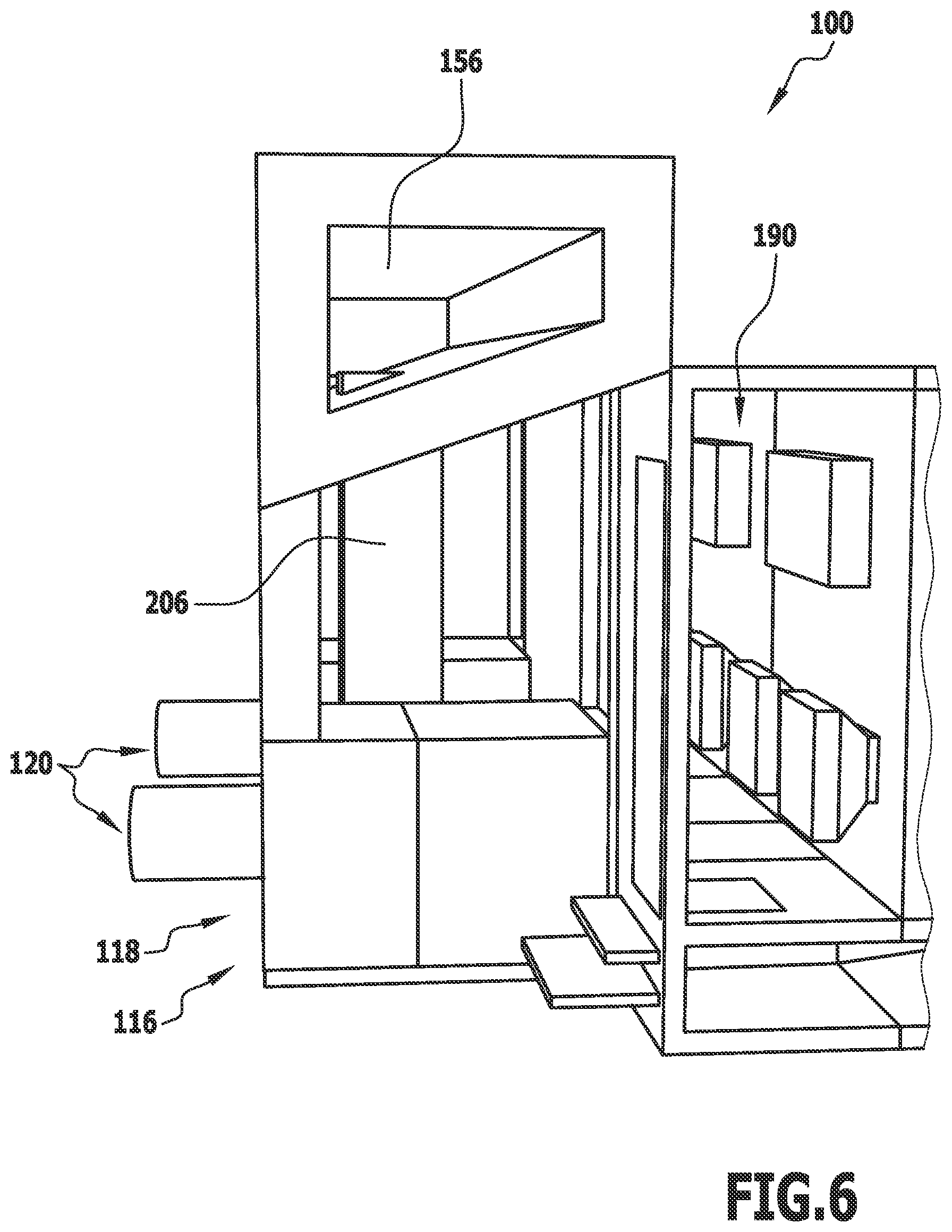 Patent US12422188 Figure 6 – Treatment installation and method for treating workpieces