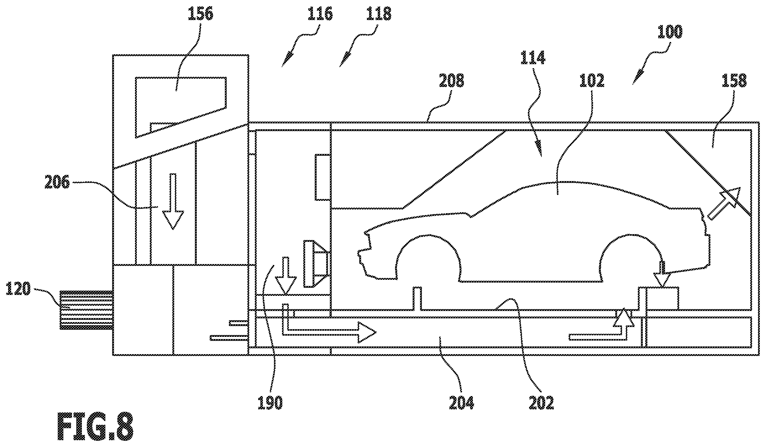 Patent US12422188 Figure 8 – Treatment installation and method for treating workpieces