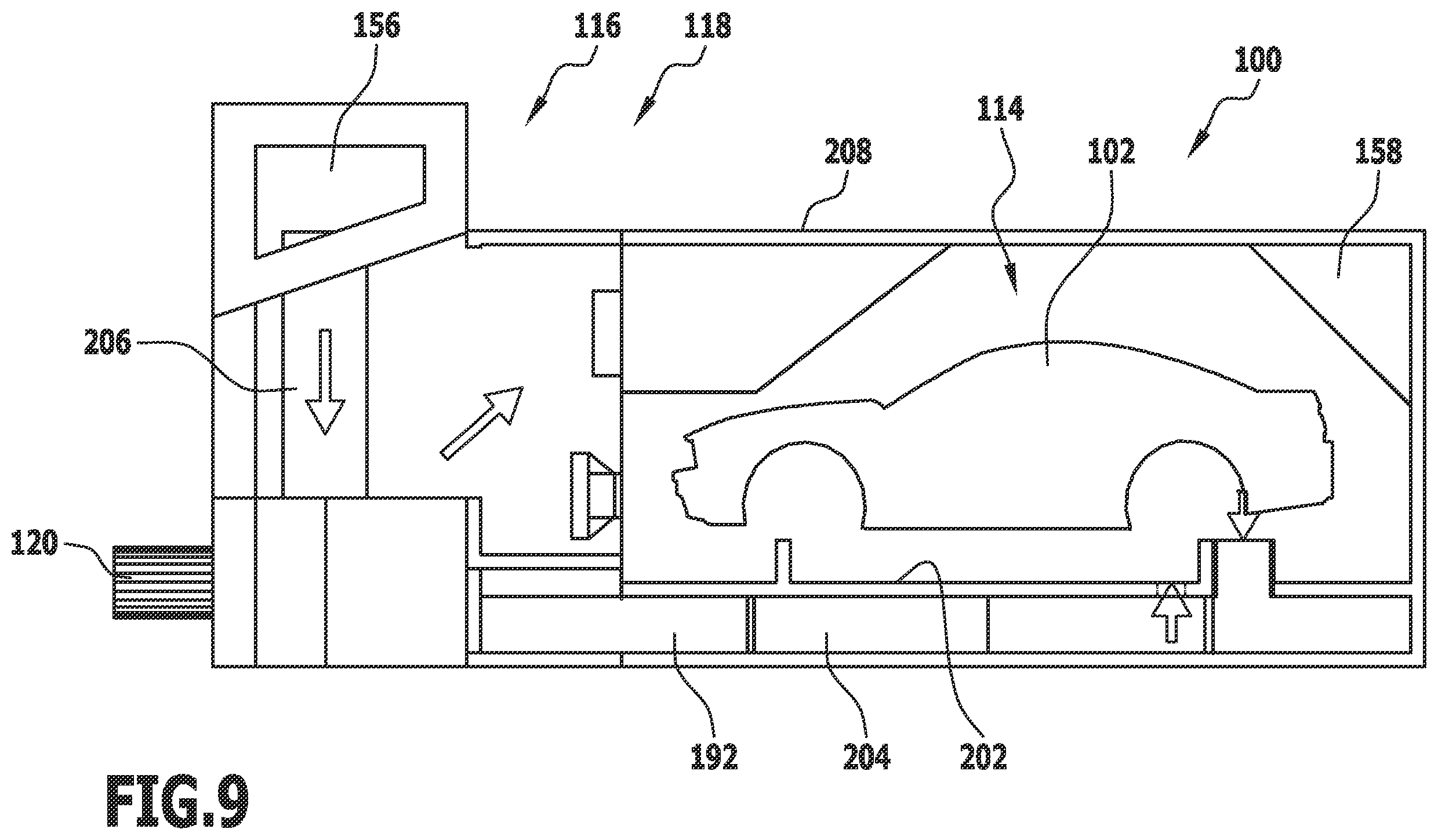Patent US12422188 Figure 9 – Treatment installation and method for treating workpieces