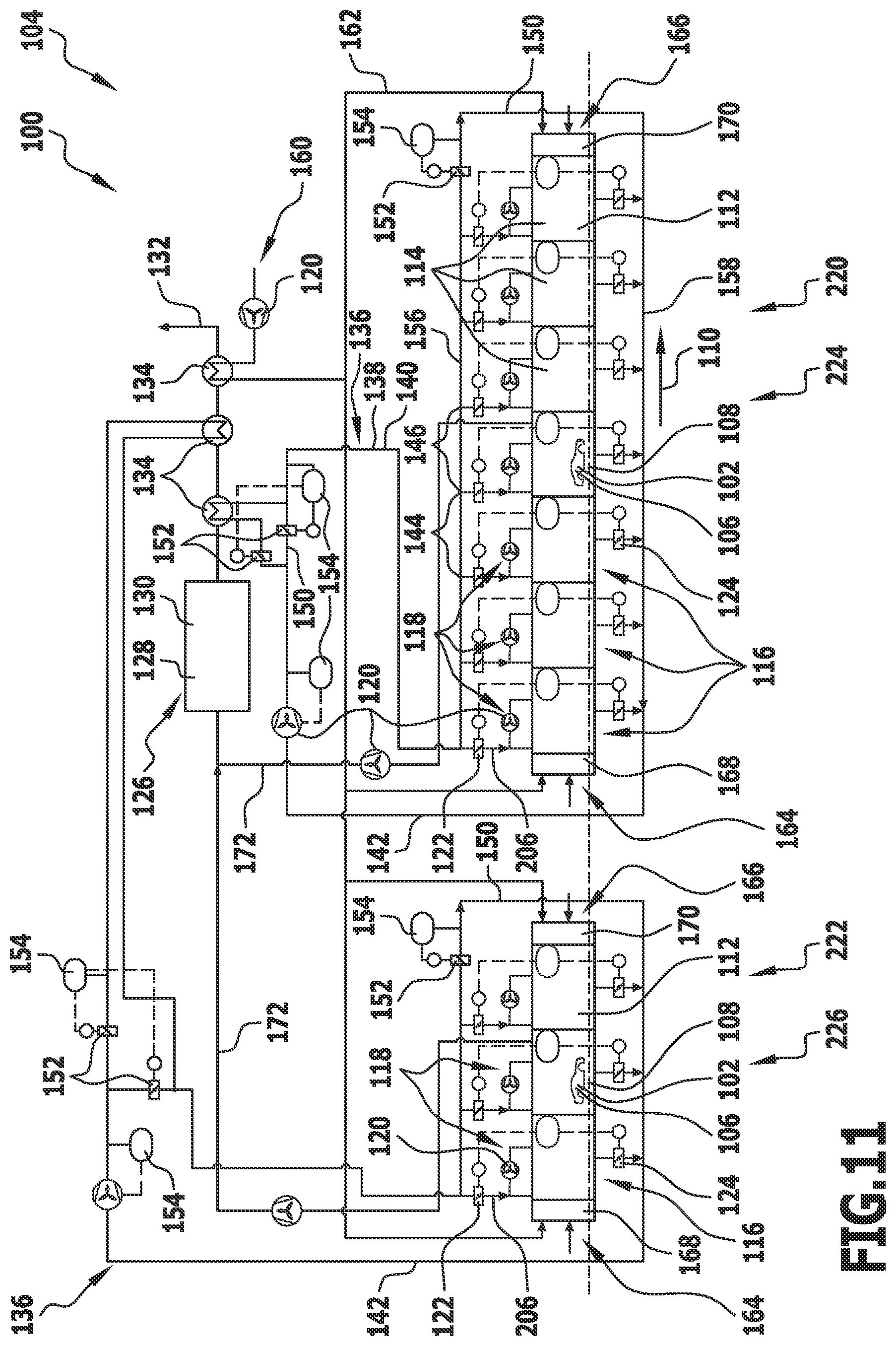 Patent US12422188 Figure 11 – Treatment installation and method for treating workpieces
