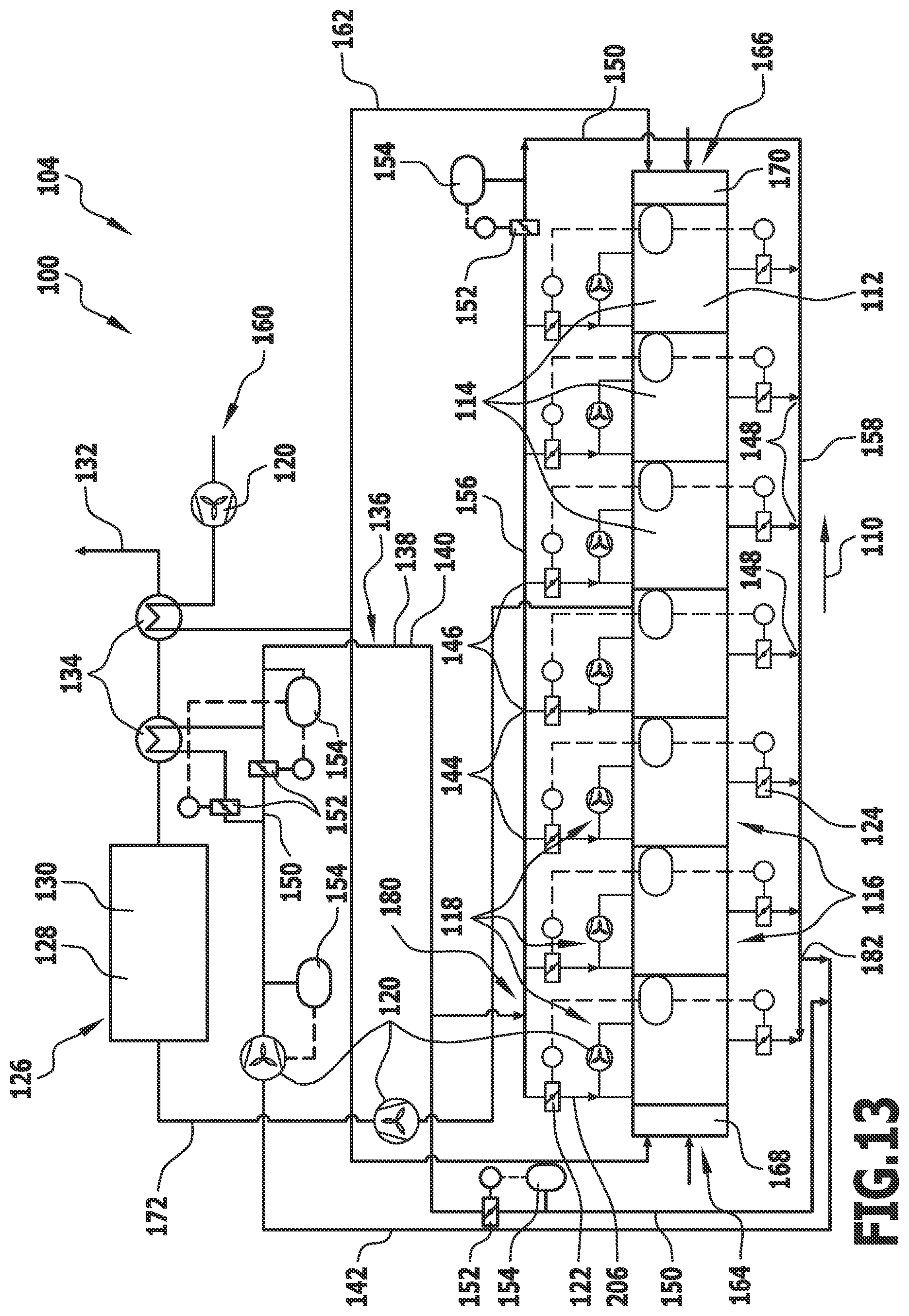 Patent US12422188 Figure 13 – Treatment installation and method for treating workpieces