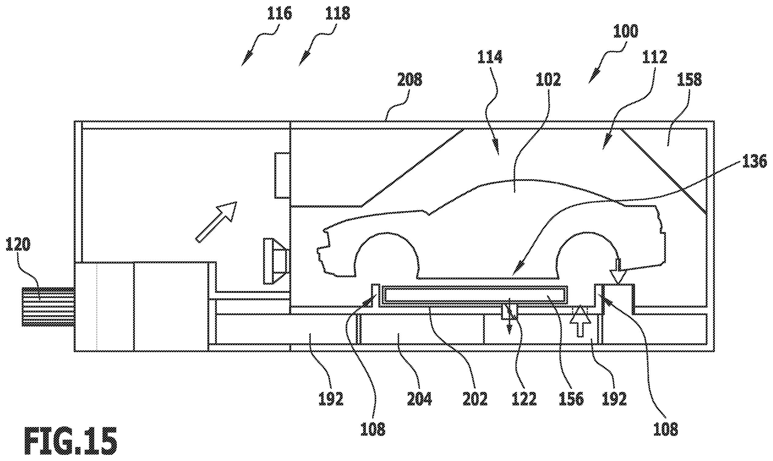 Patent US12422188 Figure 15 – Treatment installation and method for treating workpieces