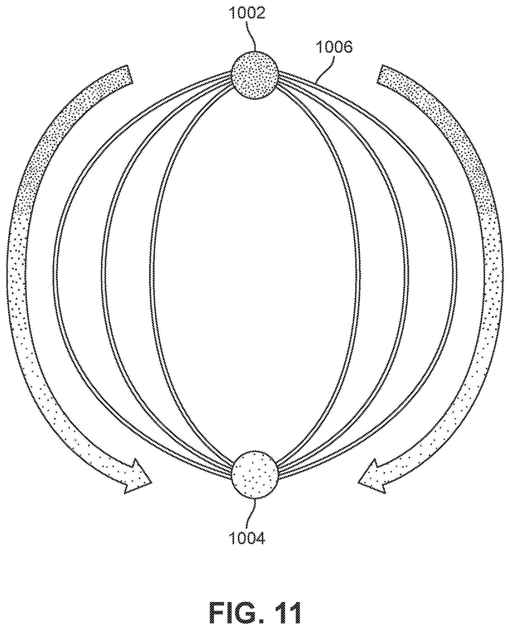 Patent US12422194 Figure 11 – Heating and cooling of buildings using underground heat storage with horizontal bores