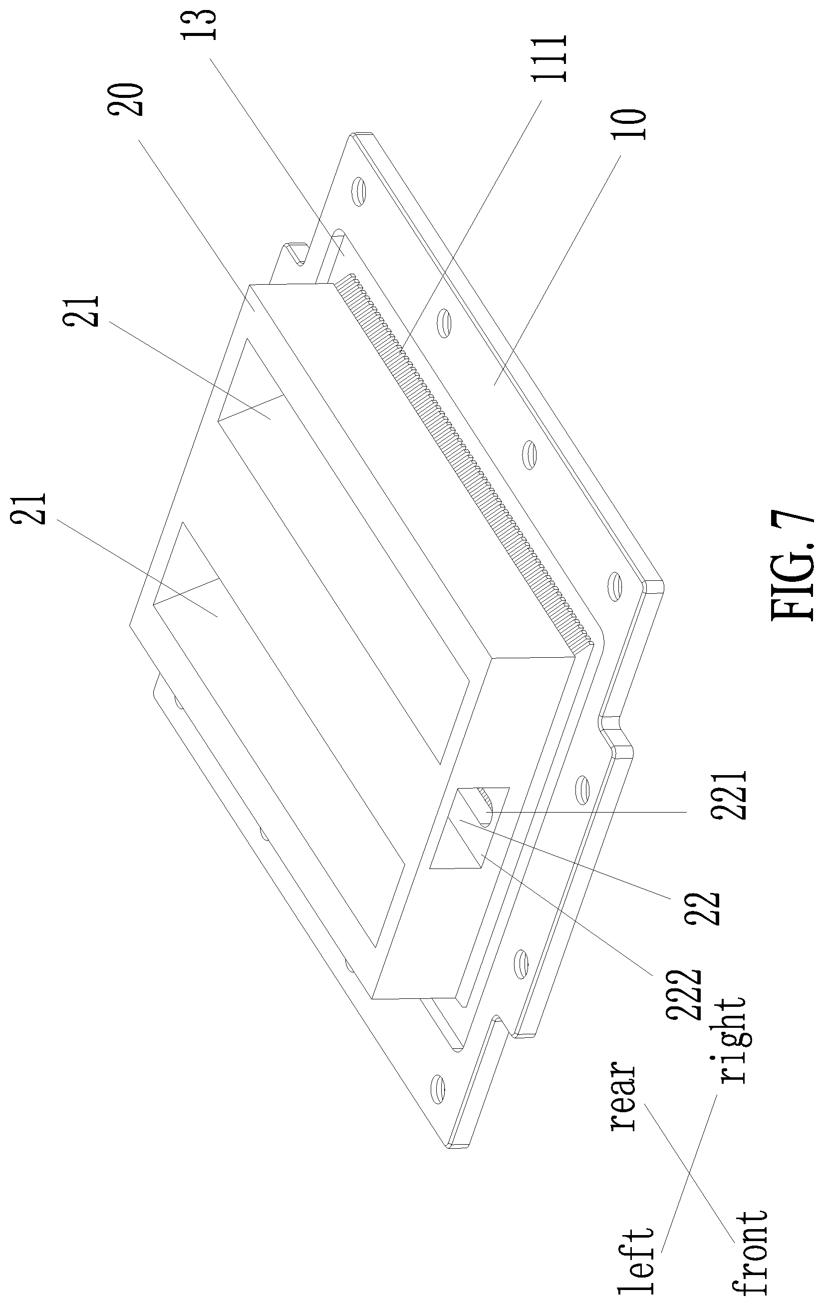 Patent US12422199 Figure 7 – Multi-channel liquid cooling radiator