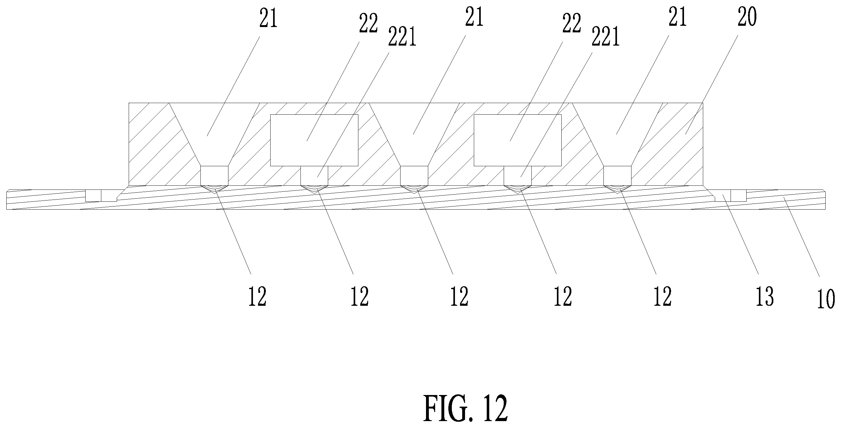 Patent US12422199 Figure 12 – Multi-channel liquid cooling radiator